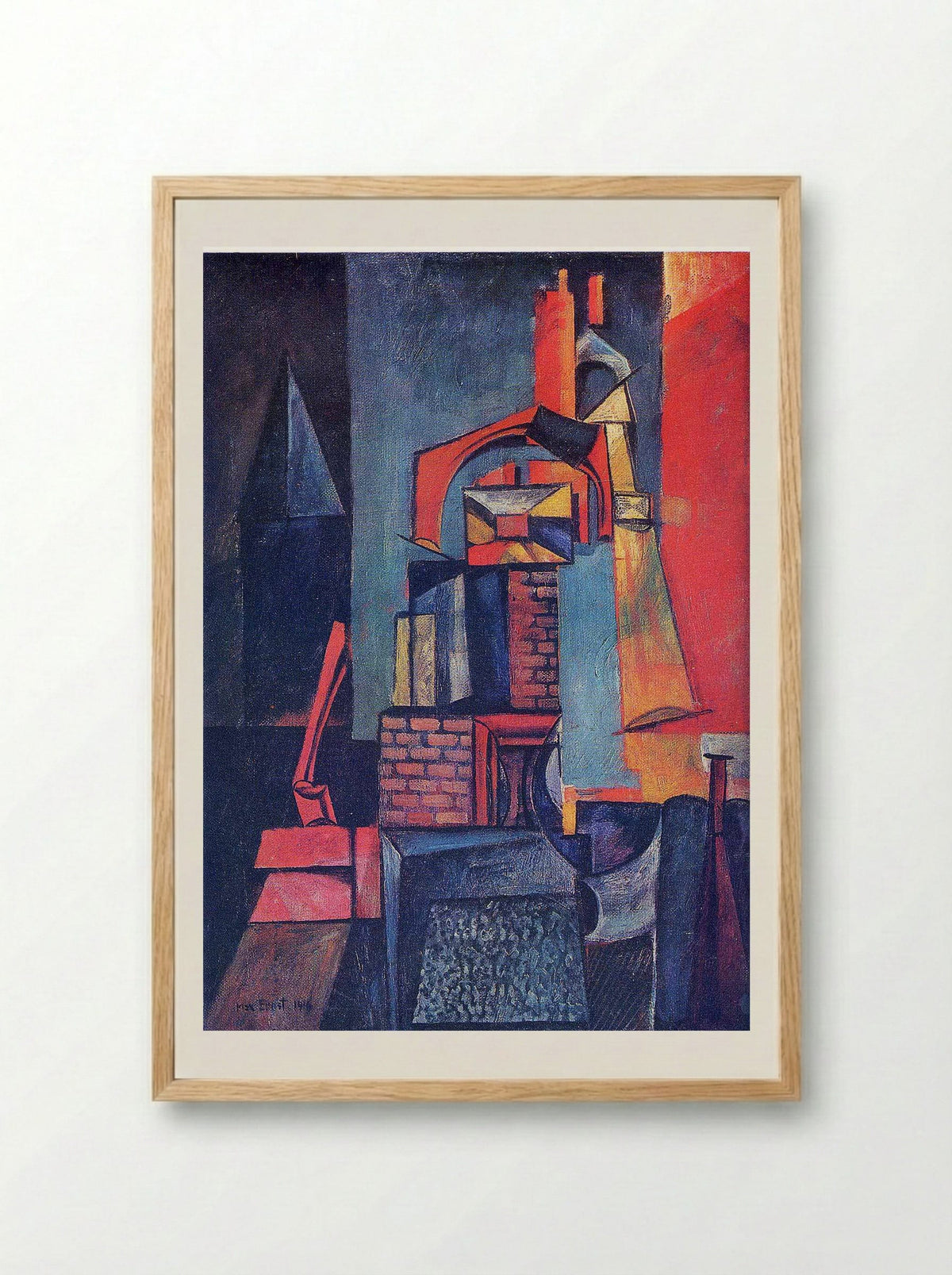 Towers - Max Ernst - Framed Print Wood