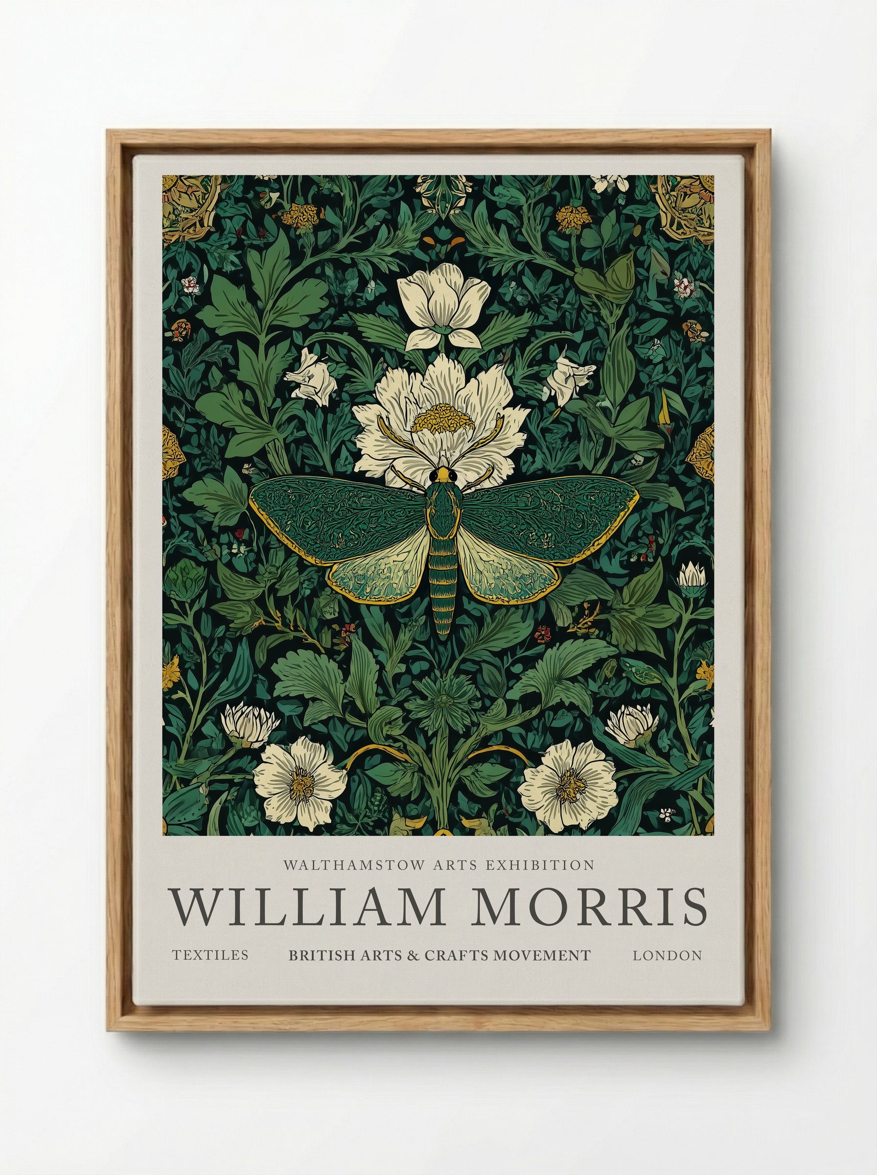 Emerald Moth Garden - William Morris