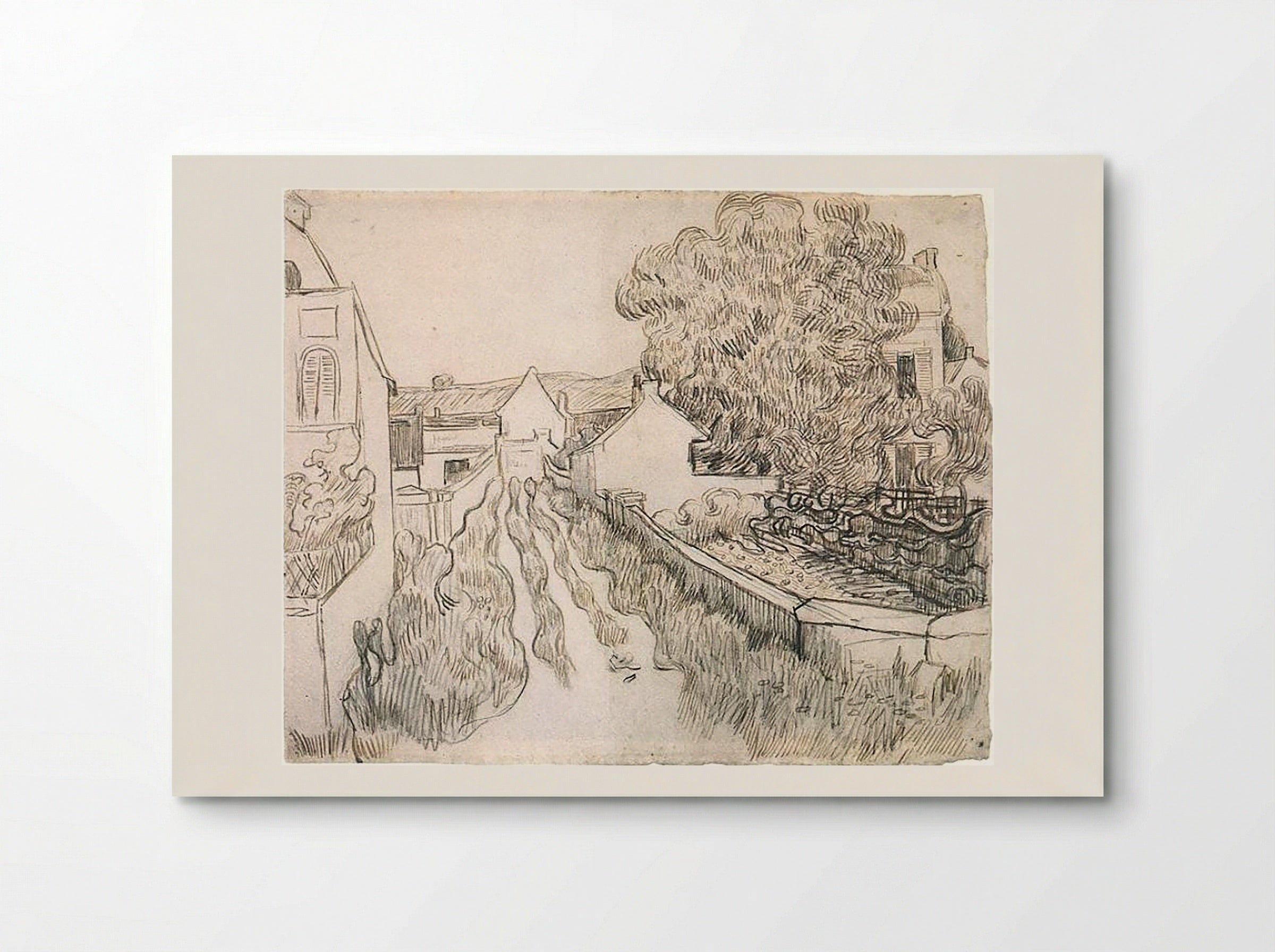 Village Street - Vincent van Gogh - Poster