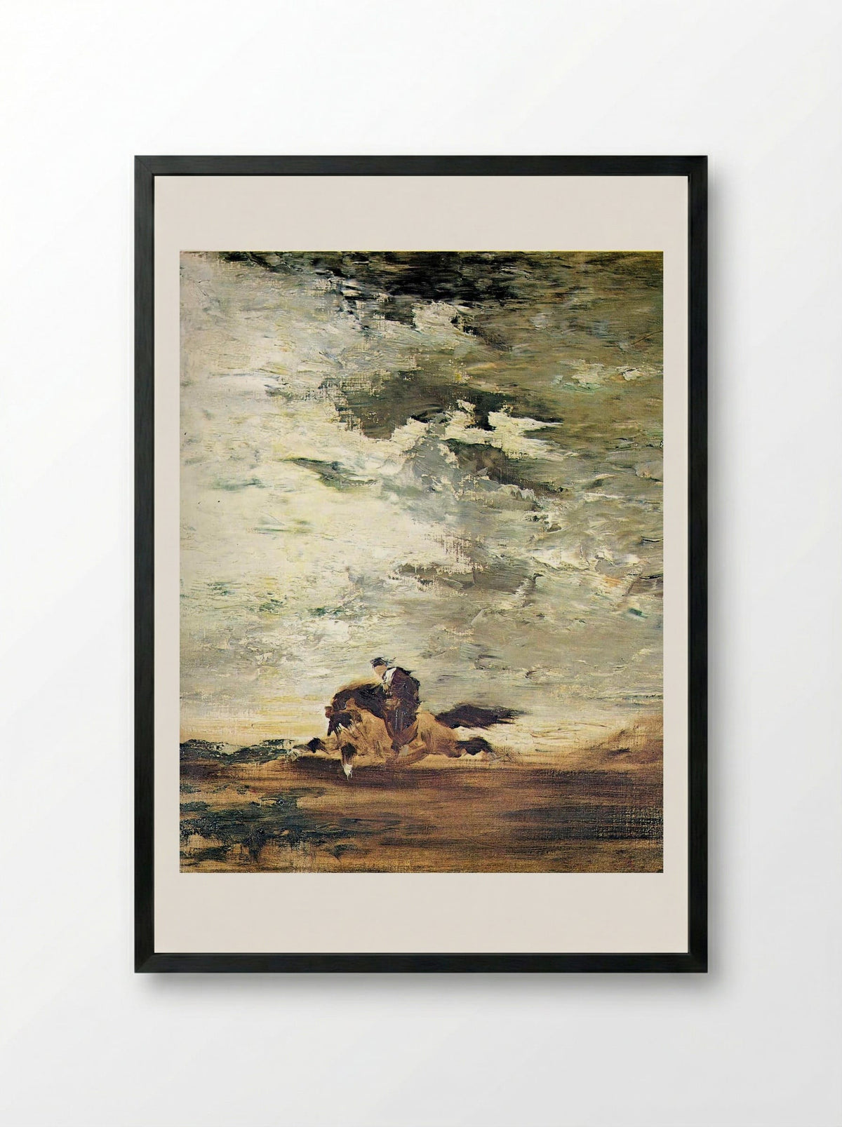 Horseman - Gustave Moreau - Framed Print Black