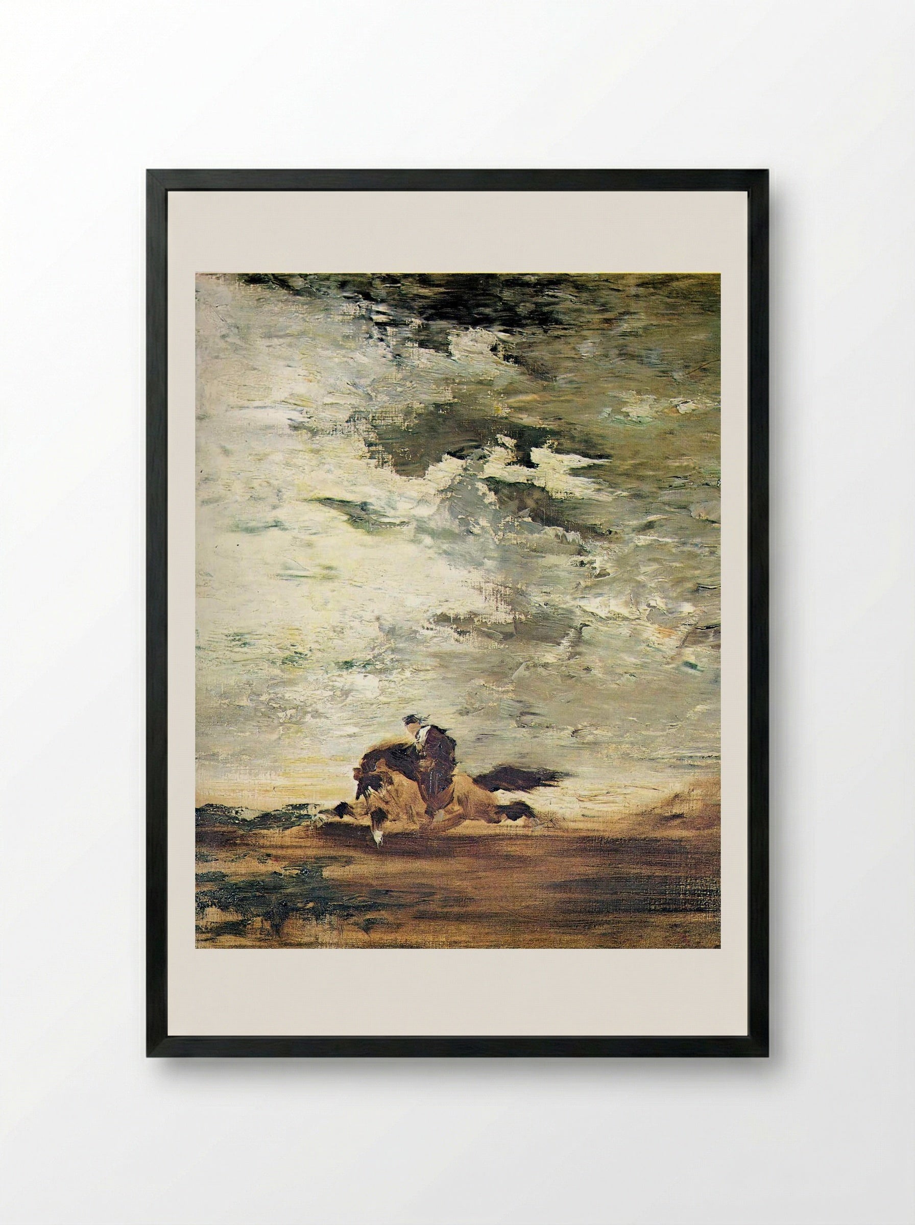 Horseman - Gustave Moreau - Framed Print Black