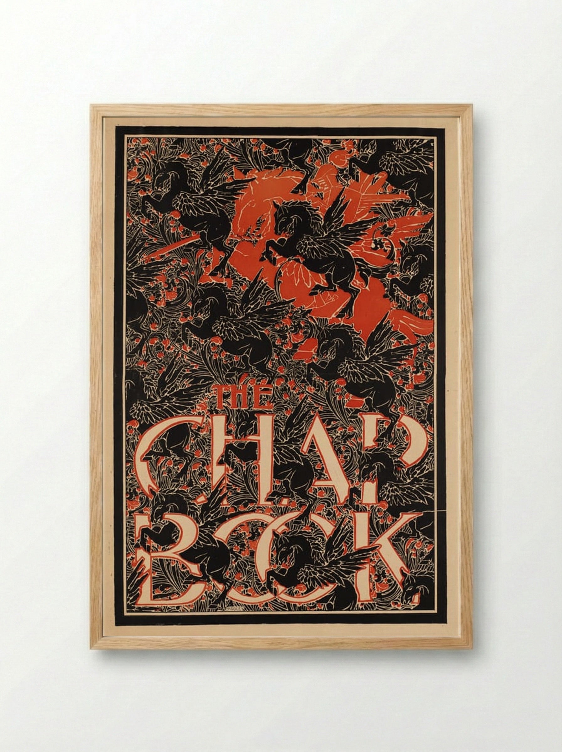 The Chap-Book - Will H. Bradley - Framed Print Wood