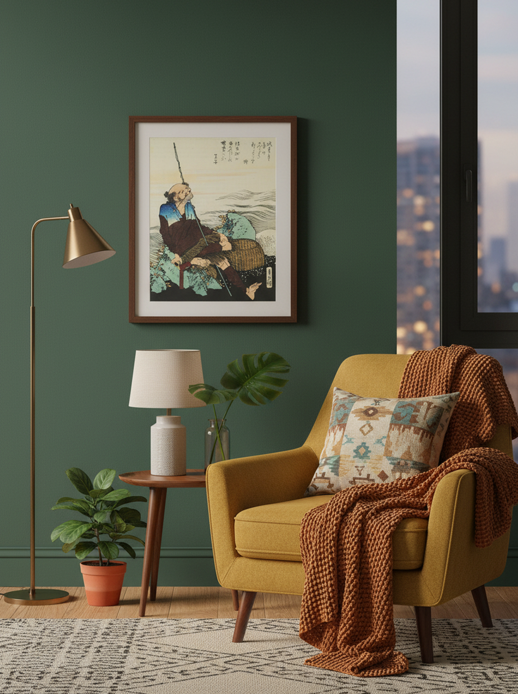 Old Fisherman Smoking his Pipe - Fine Art Print - Lifestyle