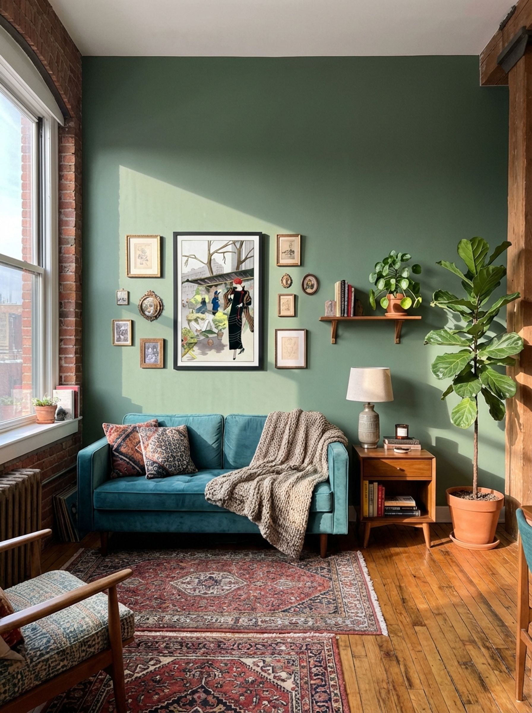 Woman in a Black Velvet Dress at a Flower Stall - Georges Léonnec - Lifestyle