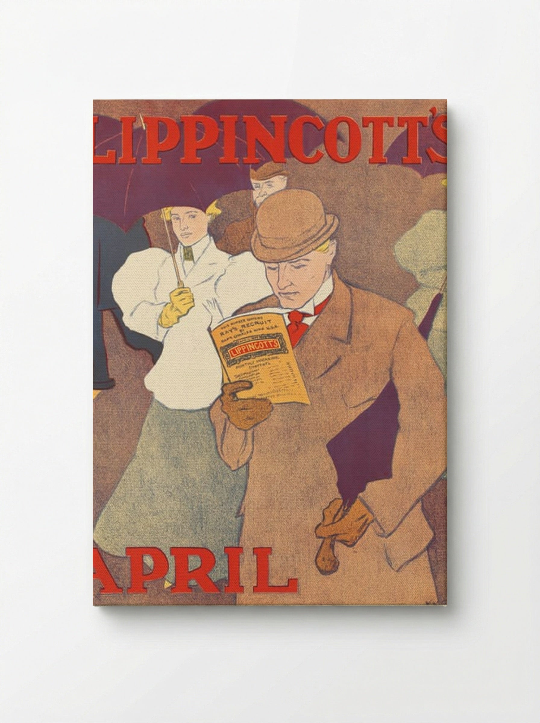Lippincott's, April - Edward Penfield - Canvas