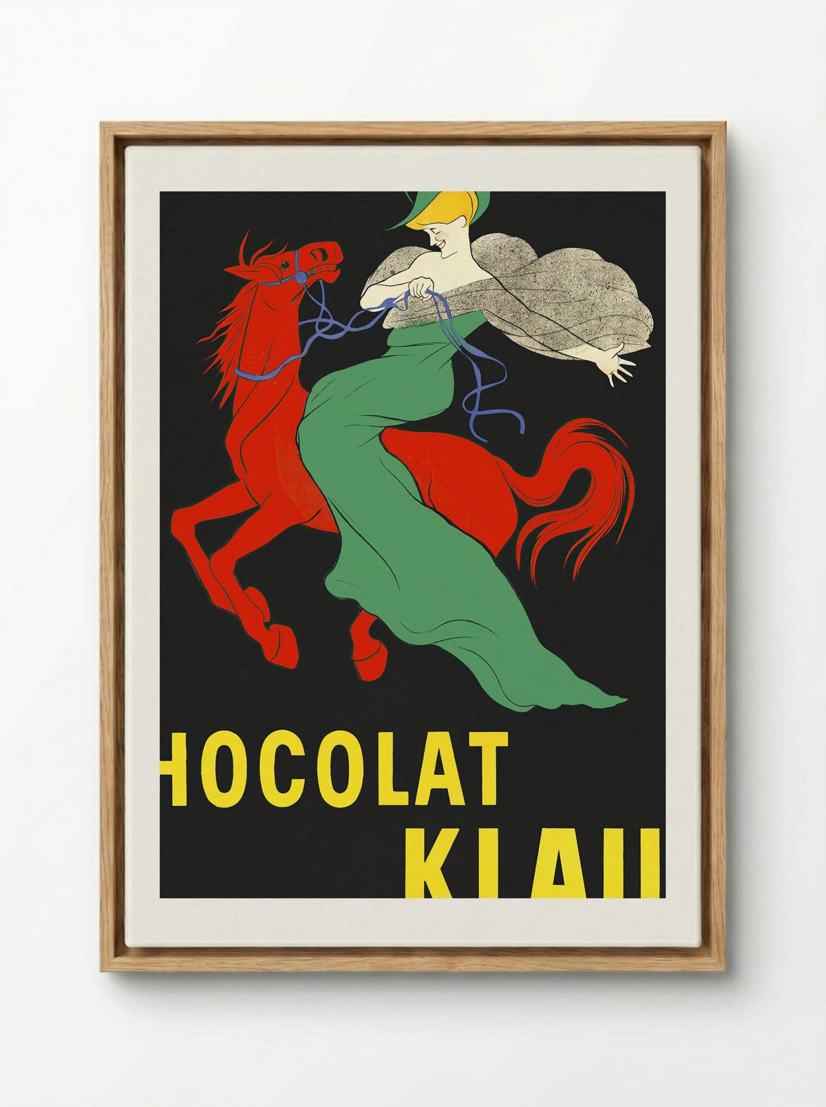 Chocolat Klaus - Leonetto Cappiello - Framed Canvas Wood
