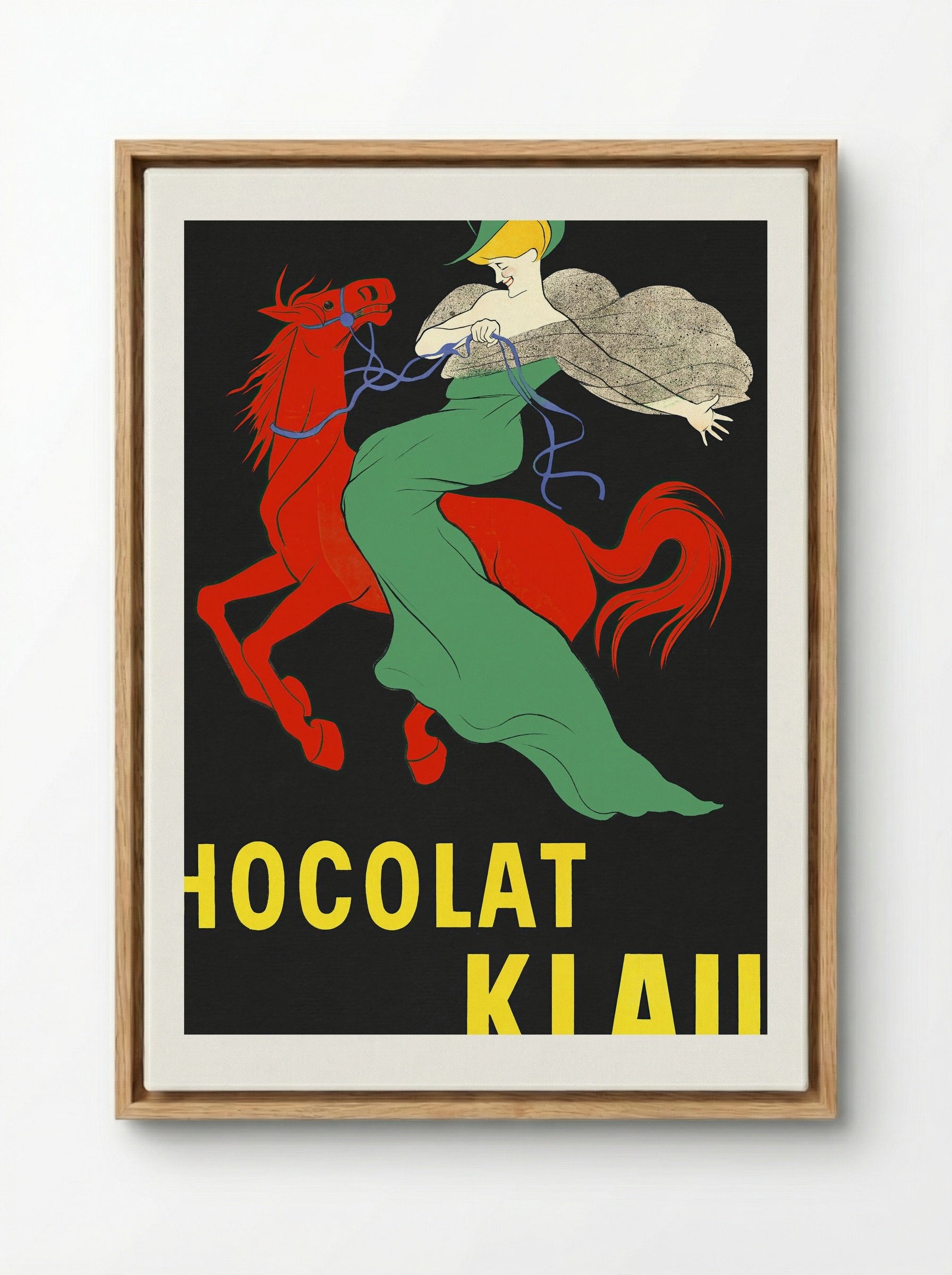 Chocolat Klaus - Leonetto Cappiello - Framed Canvas Wood
