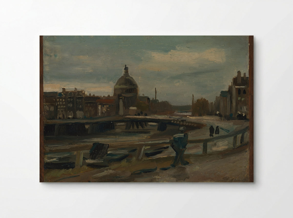 Het Singel bij de Lutherse Kerk te Amsterdam - Vincent van Gogh - Poster