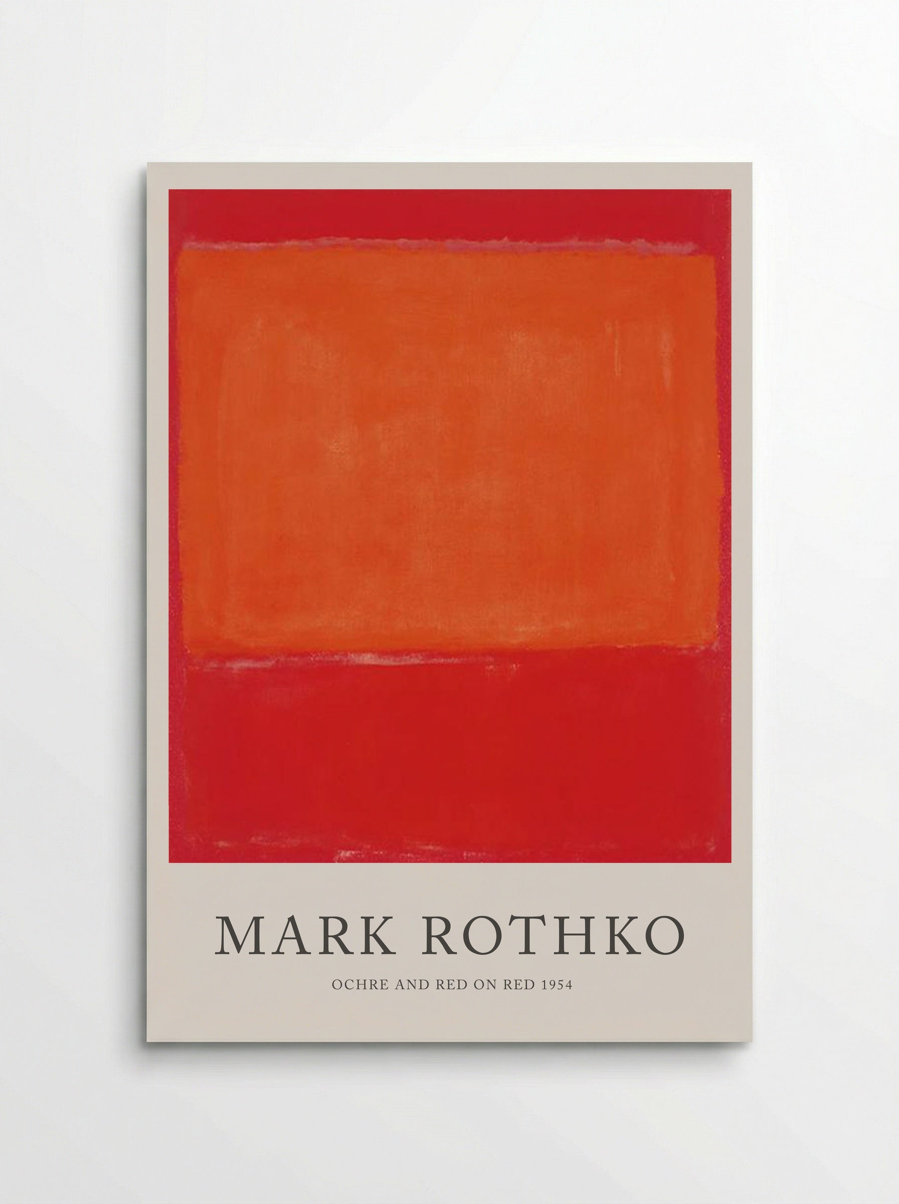 Ochre and Red on Red - Mark Rothko - Poster