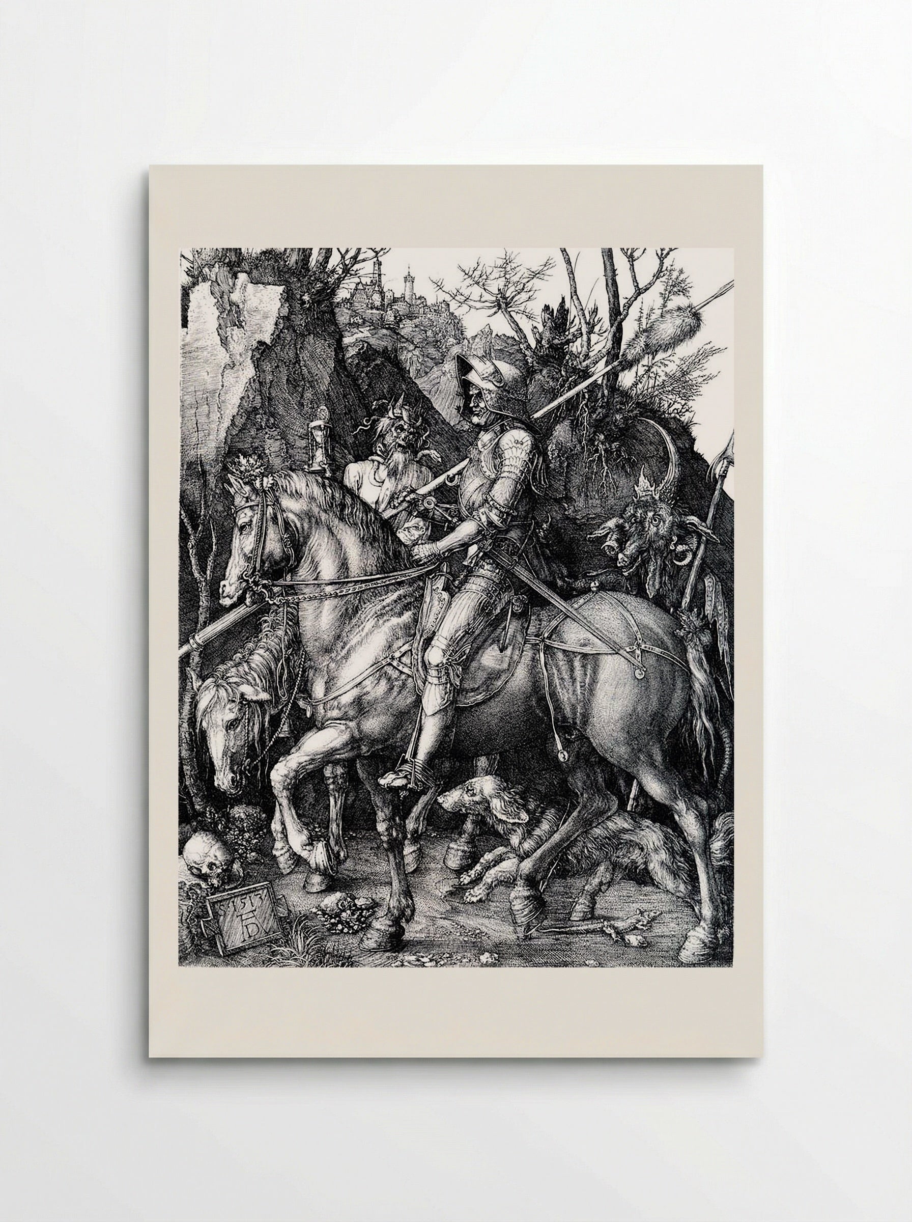 The Knight, Death and the Devil - Albrecht Dürer - Poster