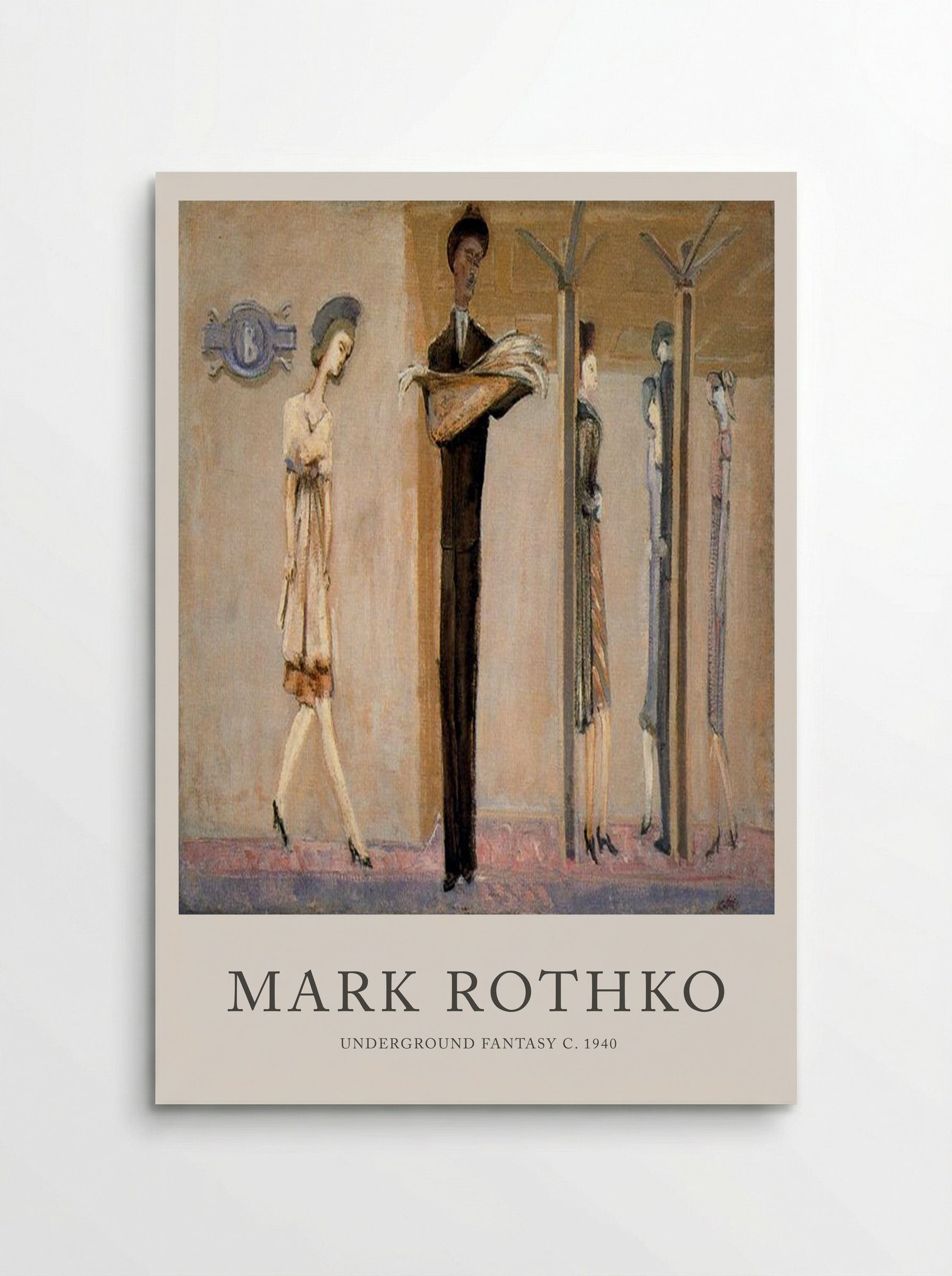 Underground Fantasy - Mark Rothko - Poster