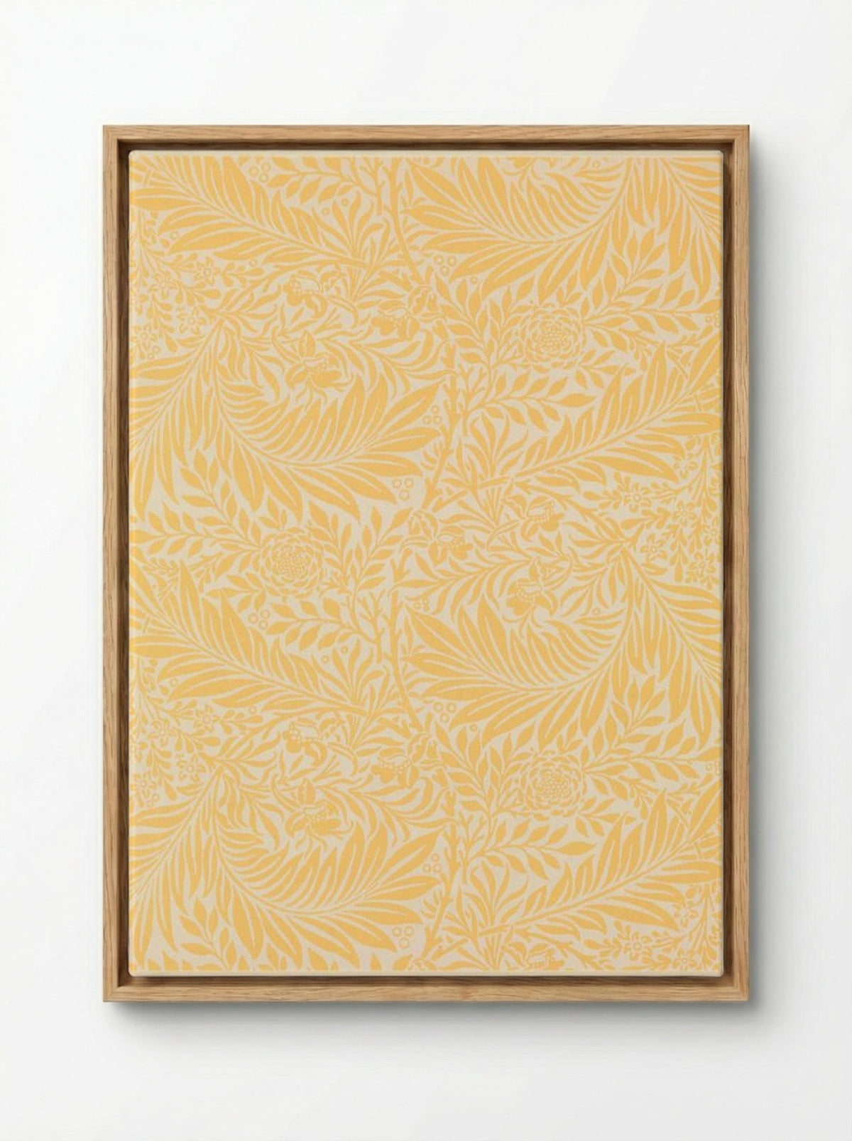 Larkspur - William Morris - Framed Canvas Wood