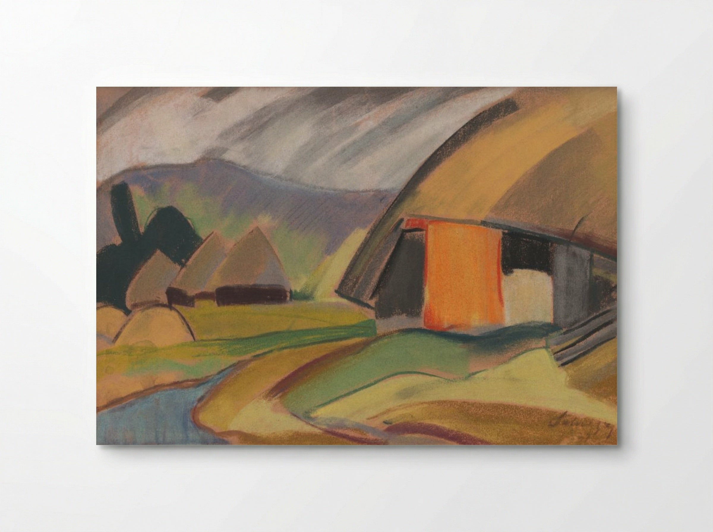 By the Village - Zolo Palugyay - Poster