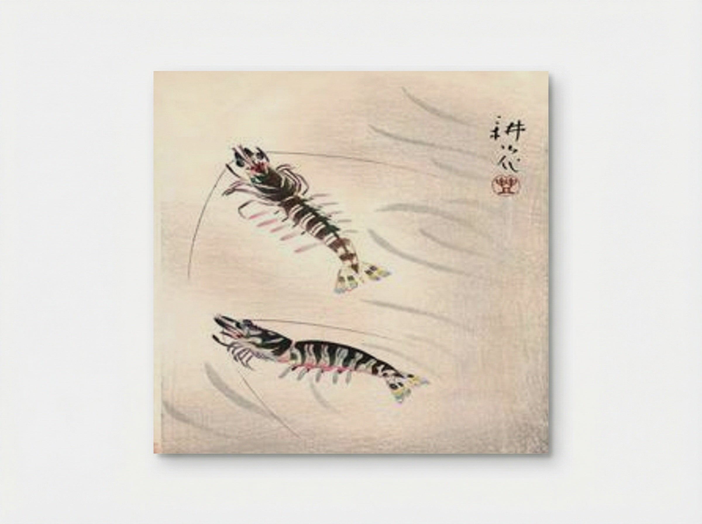 Two Prawns - Yamamura Toyonari - Poster