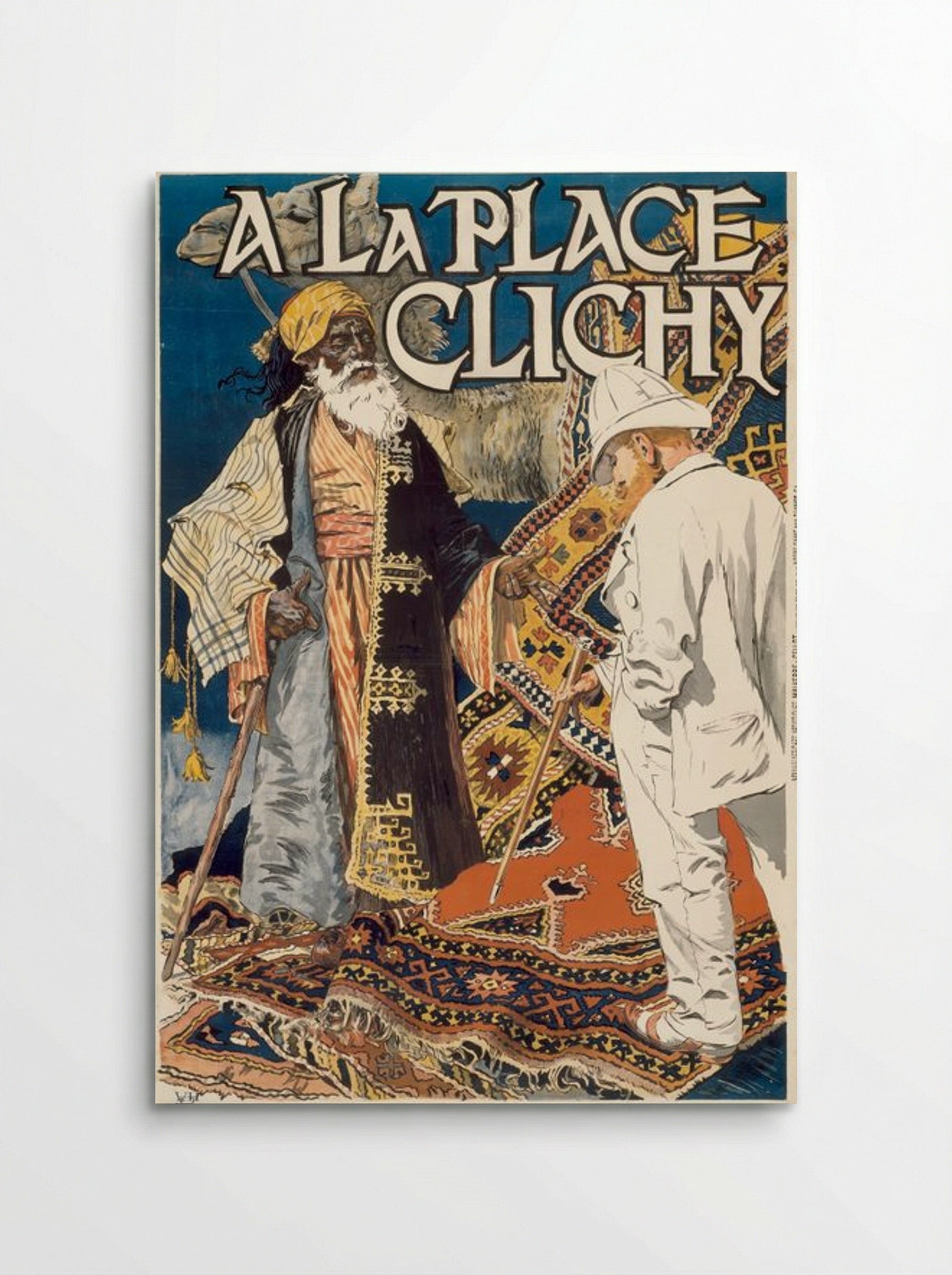 A la Place Clichy - Eugène Samuel Grasset - Poster