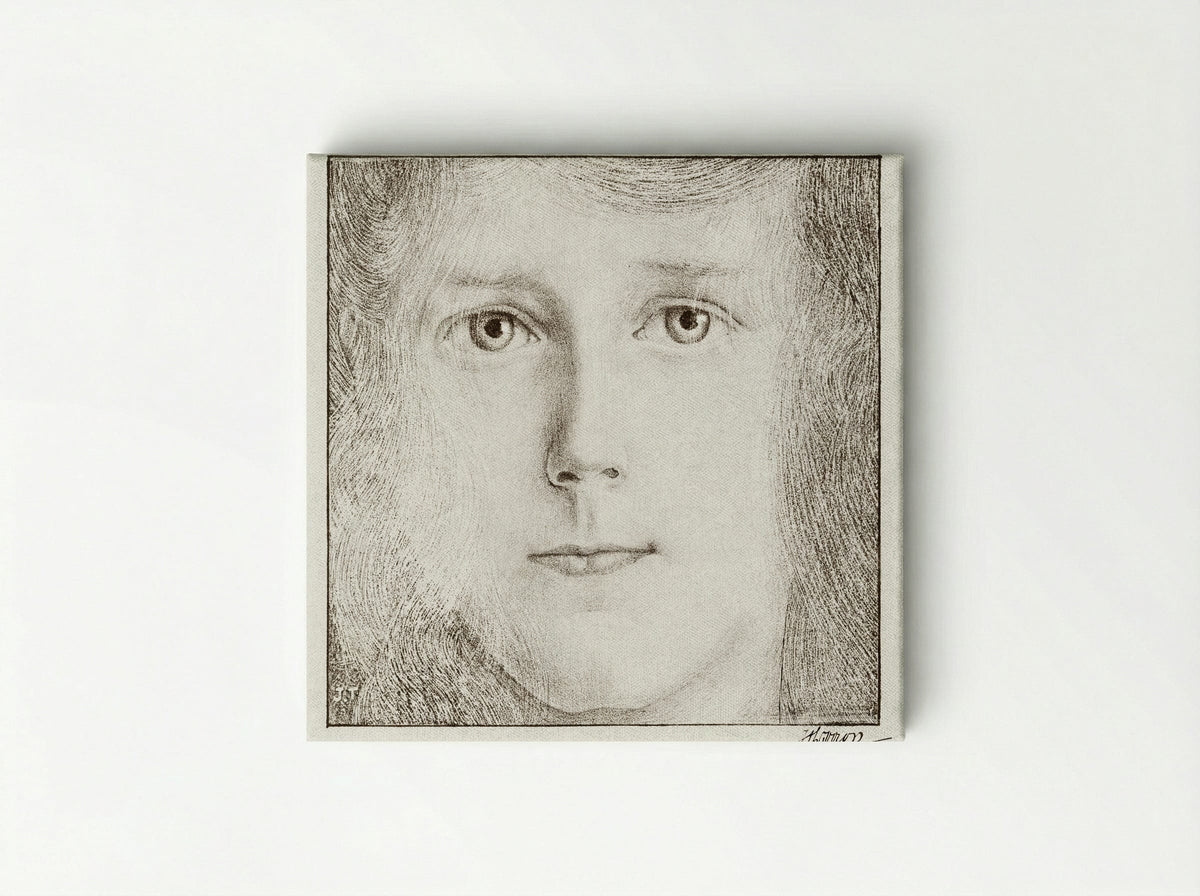 Portrait of Willy Timmerman - Jan Toorop - Canvas