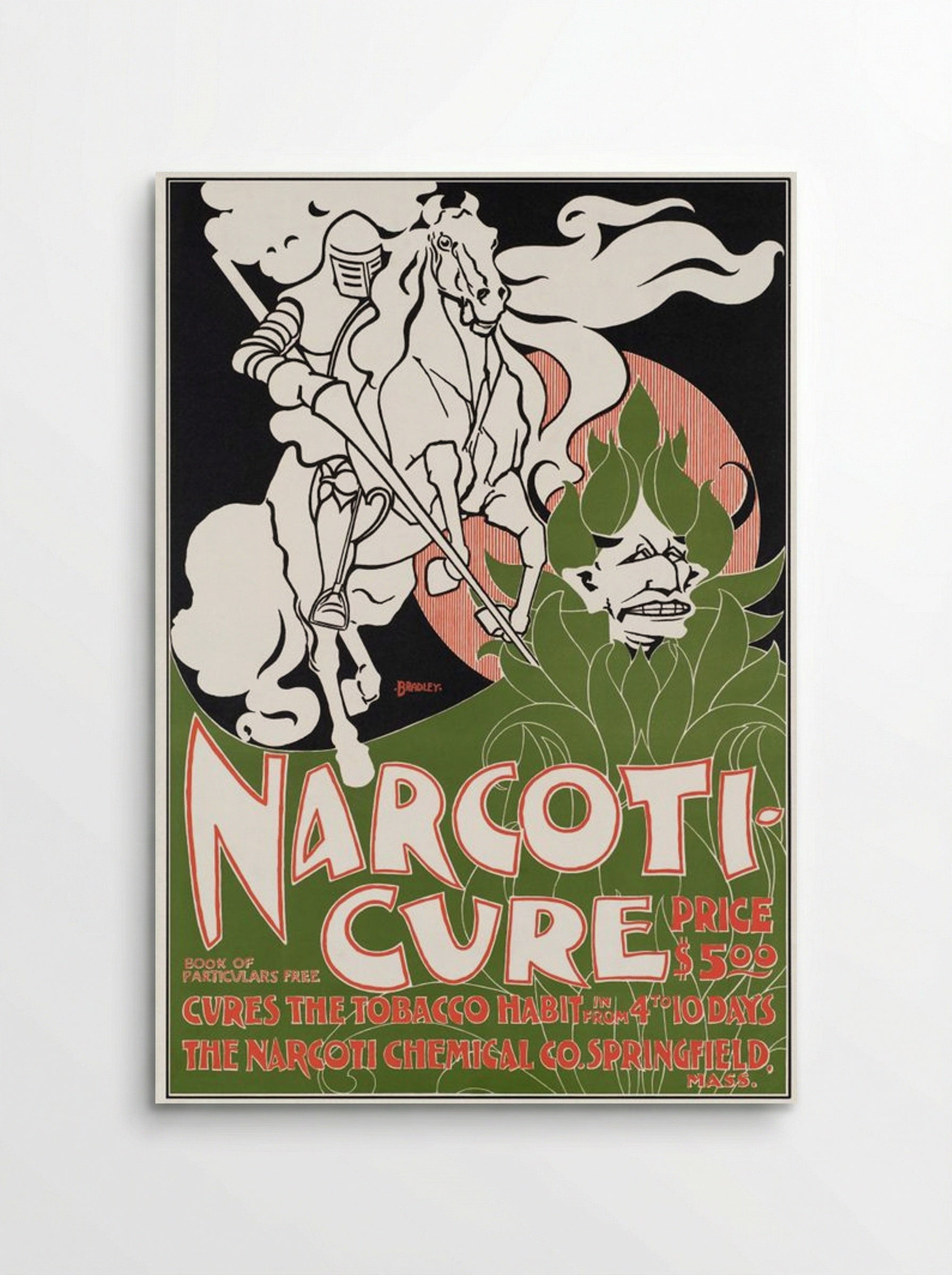 Narcoti-Cure - Will H. Bradley - Poster