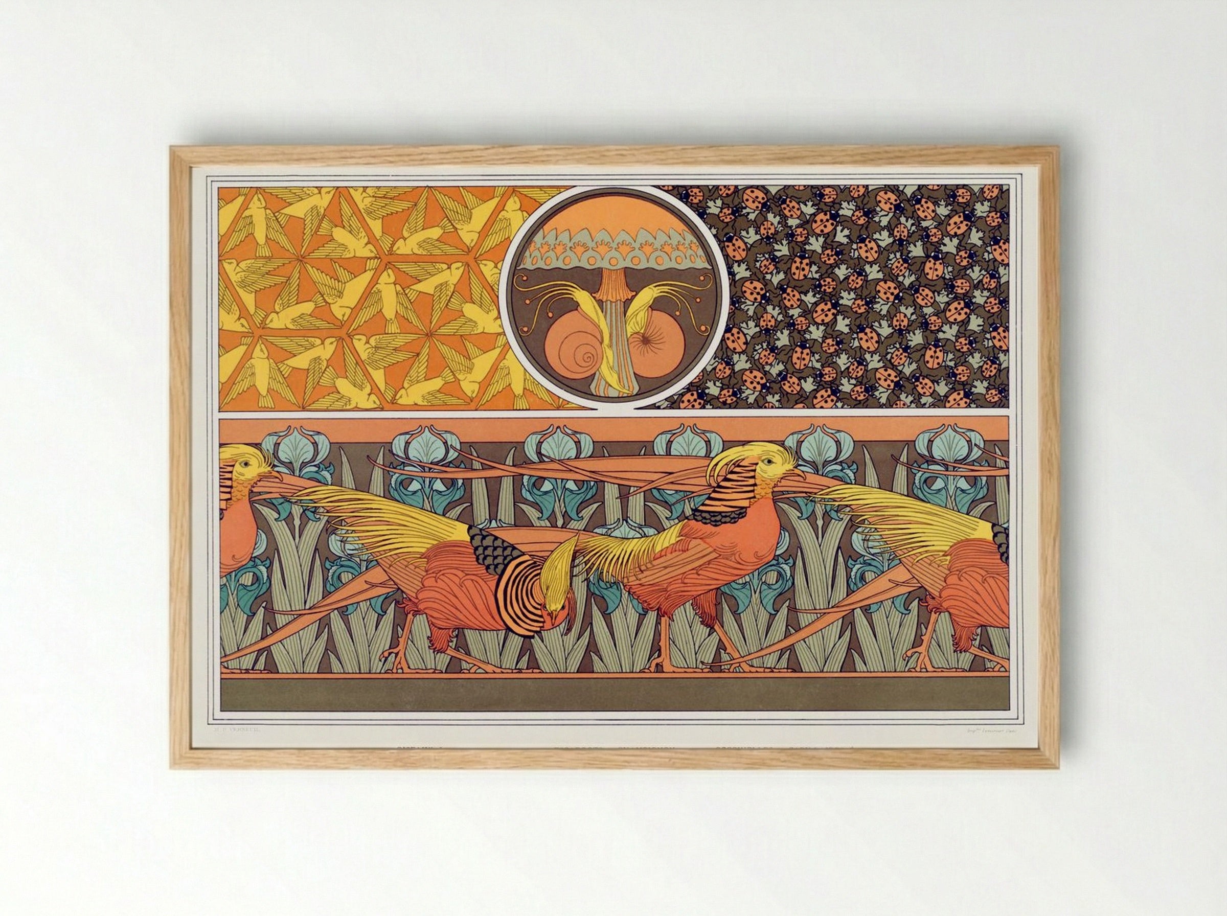 L'Animal dans la Décoration, Plate 47 - Fine Art Print - Framed Print Wood