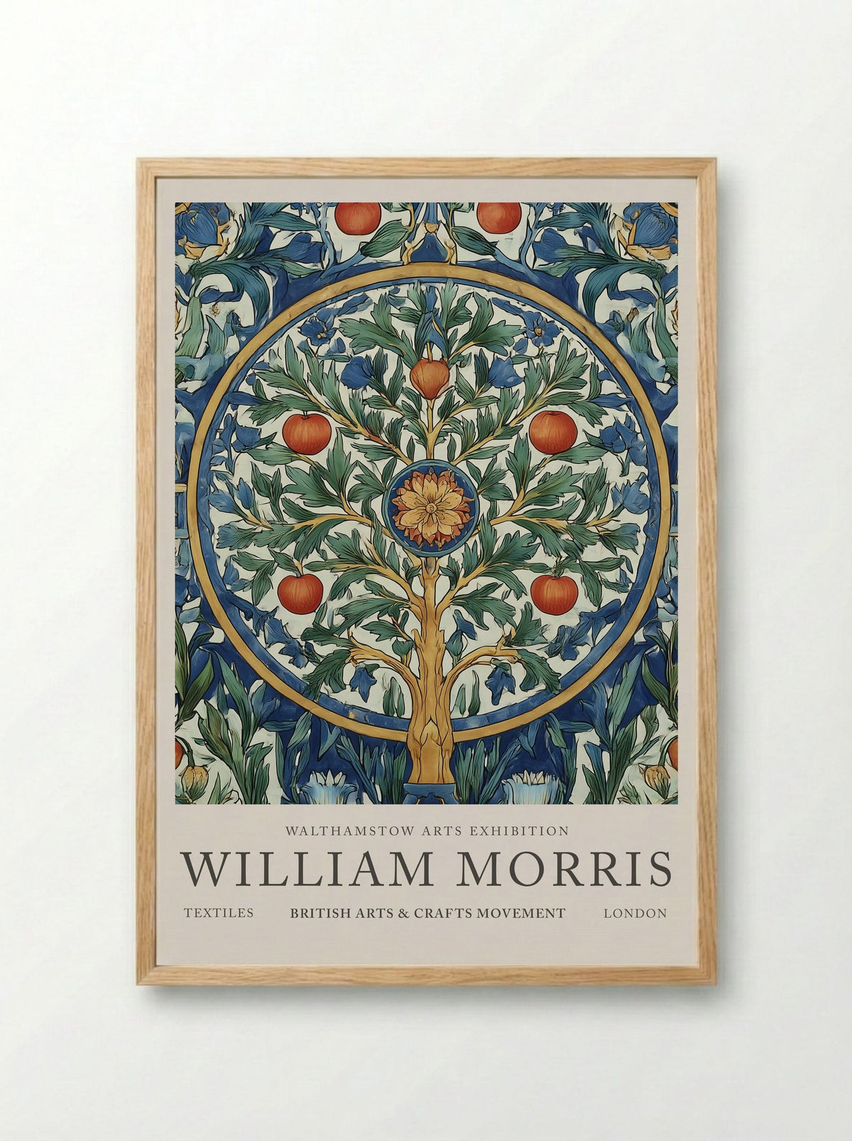 Tree of Abundance - William Morris - Framed Print Wood