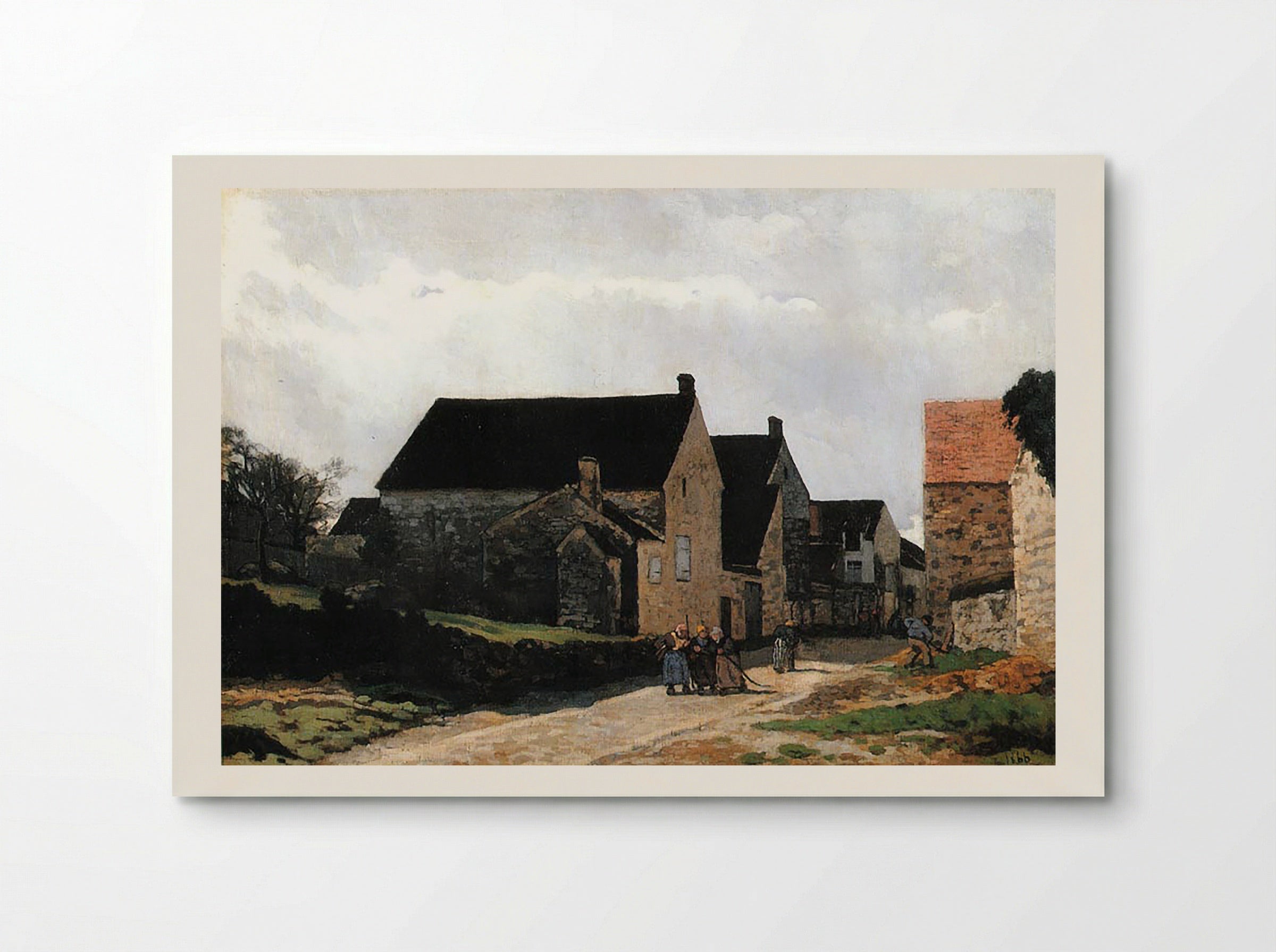 Street of Marlotte (also known as Women Going to the Woods) - Ludovic Piette - Poster