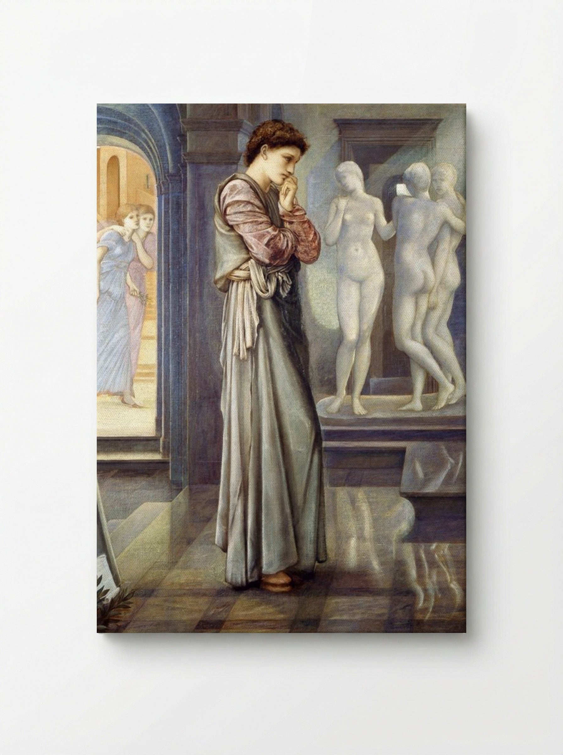 Pygmalion and the Image: The Heart Desires - Edward Burne-Jones - Canvas