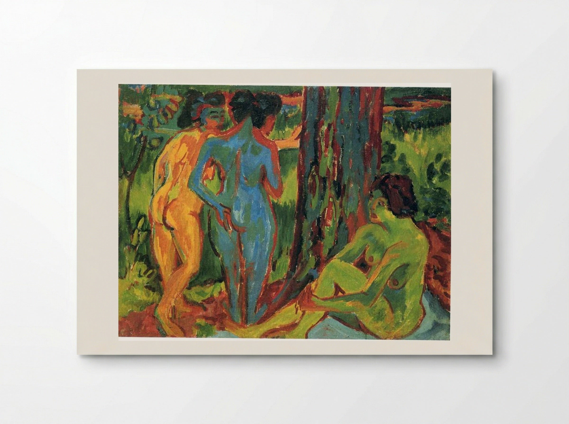 Nudes in a Forest - Ernst Ludwig Kirchner - Poster