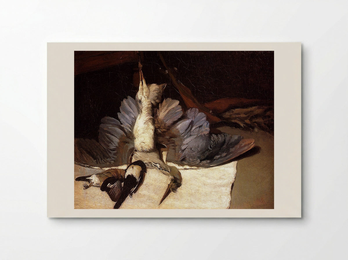 Still Life with Heron and Other Birds - Jean-Baptiste Oudry - Poster