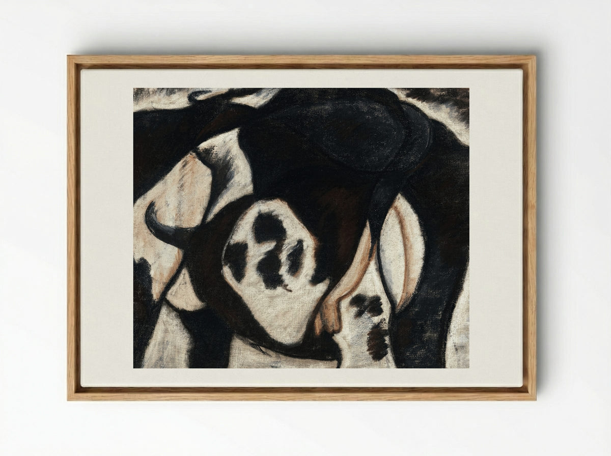 Cow - Arthur Dove - Framed Canvas Wood