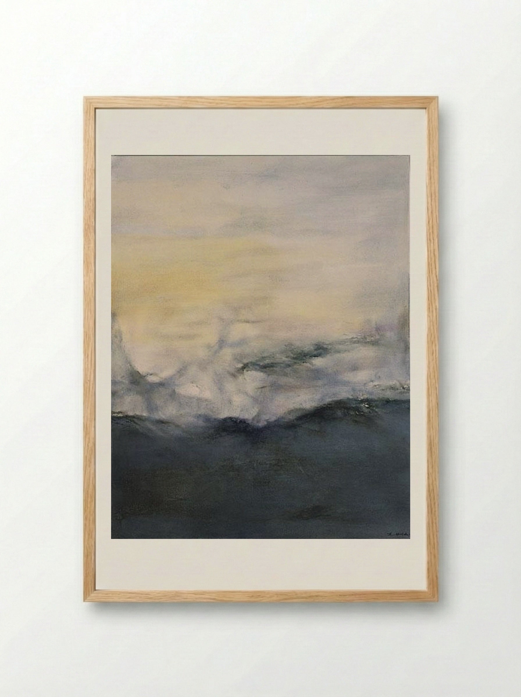 15-11-2001 (Zao Wou-Ki) - Zao Wou-Ki - Framed Print Wood