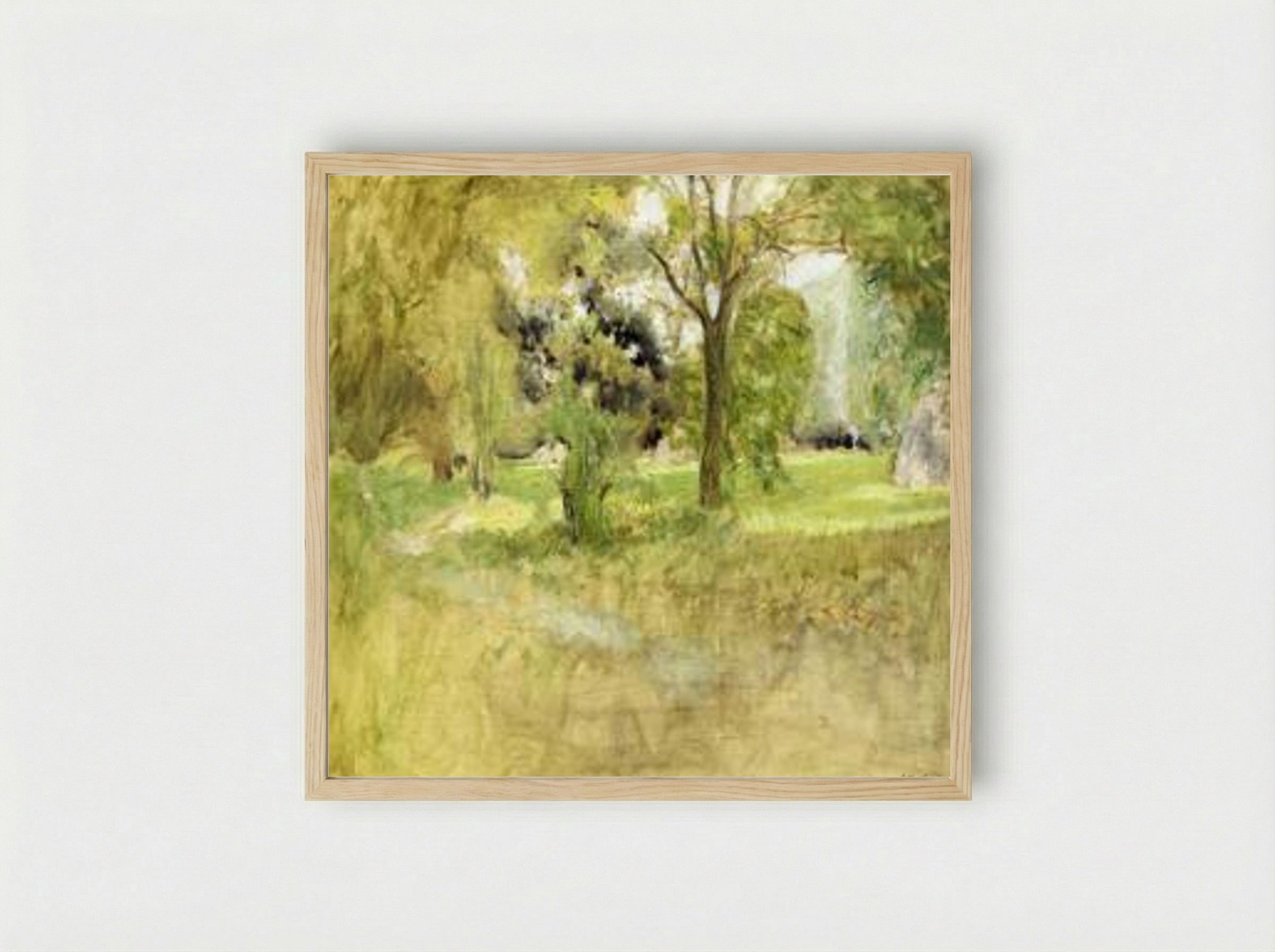 Trees in a Field - Édouard Vuillard - Framed Print Wood