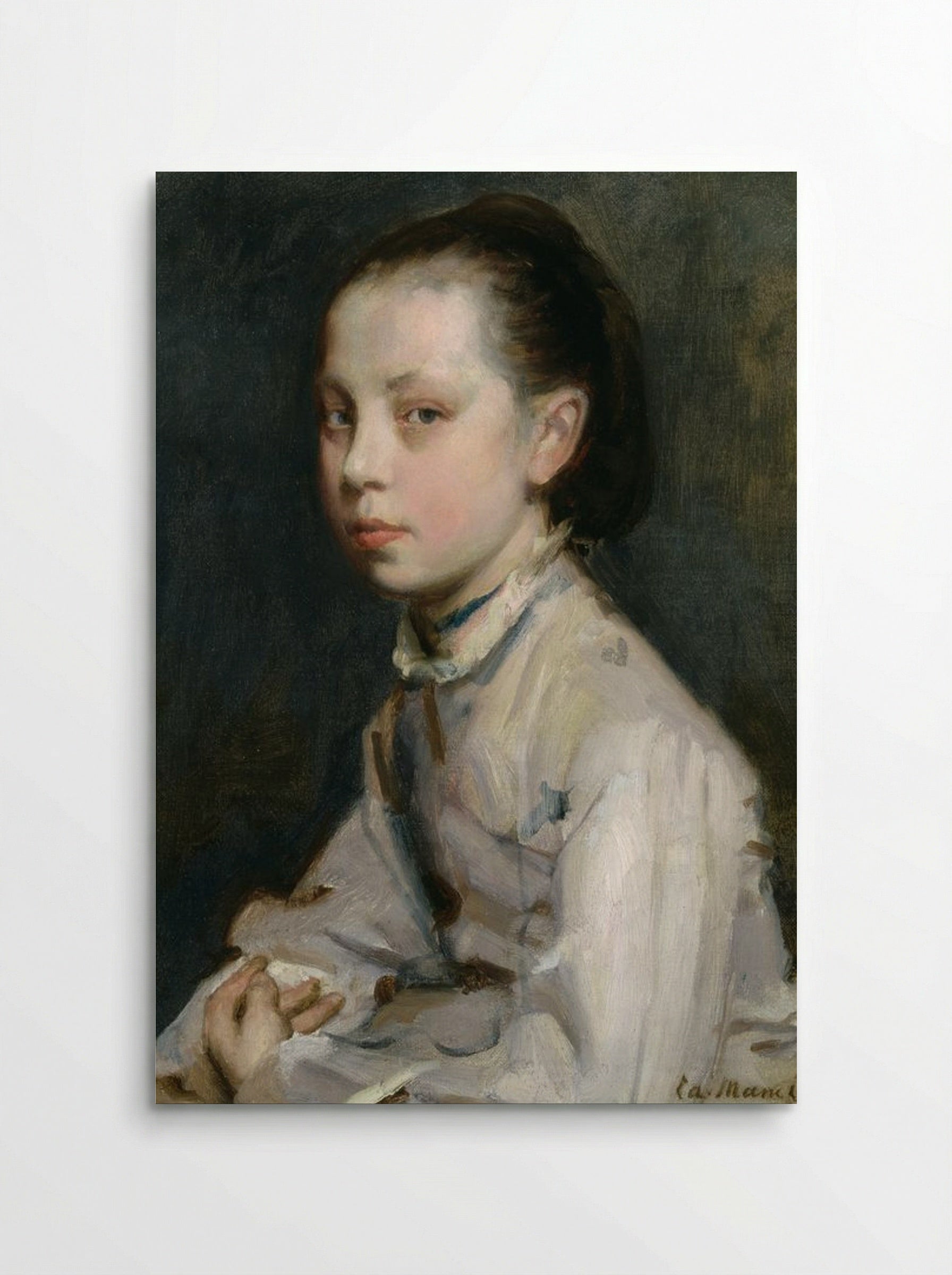 Portrait of a Girl - Berthe Morisot - Poster