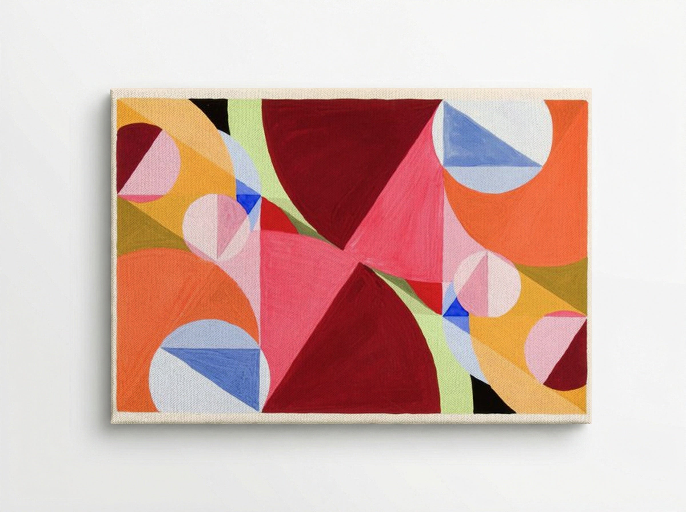 Area Broken by Perpendiculars - Joseph Schillinger - Canvas