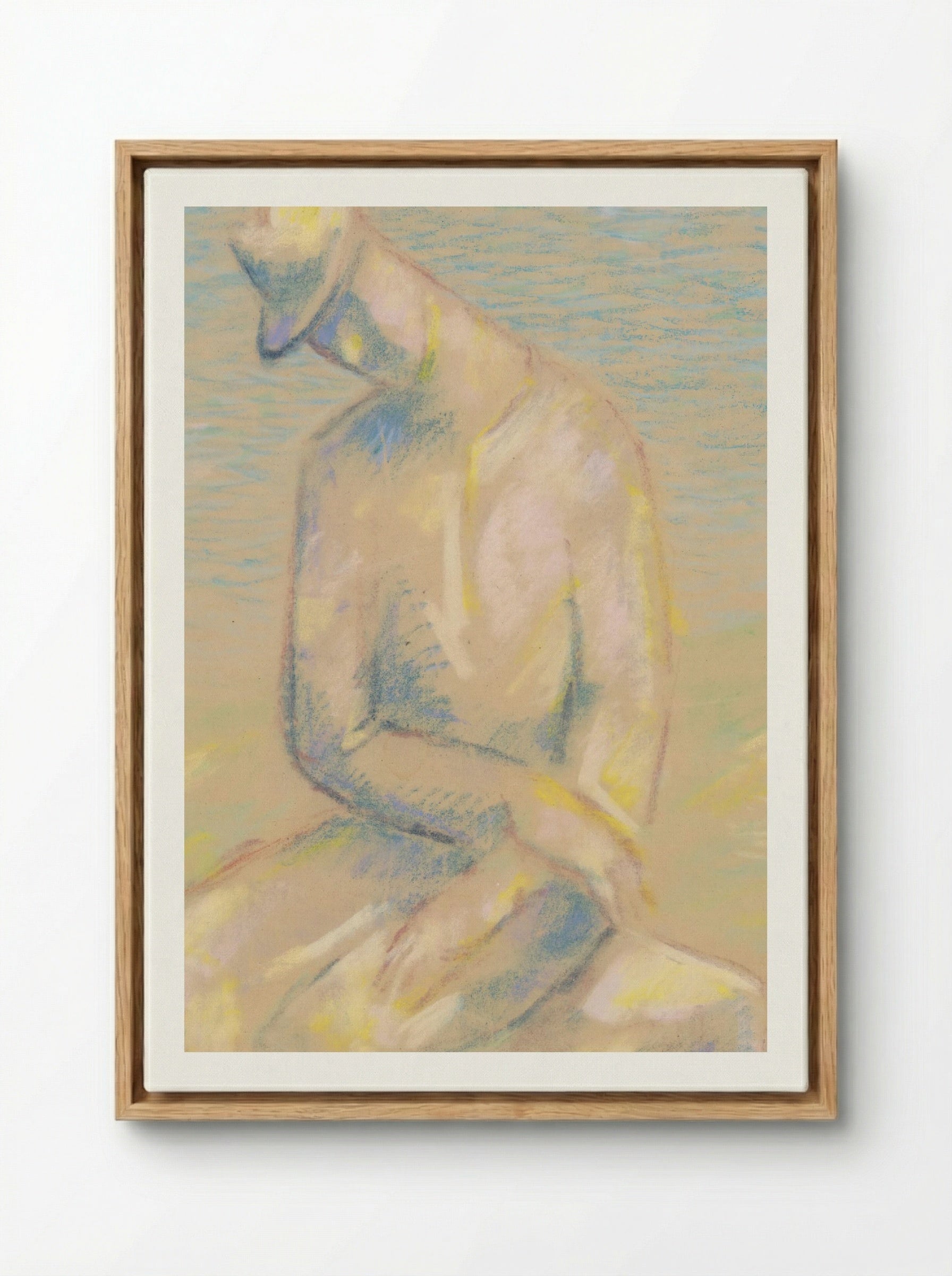 Emigrant - Mikuláš Galanda - Framed Canvas Wood
