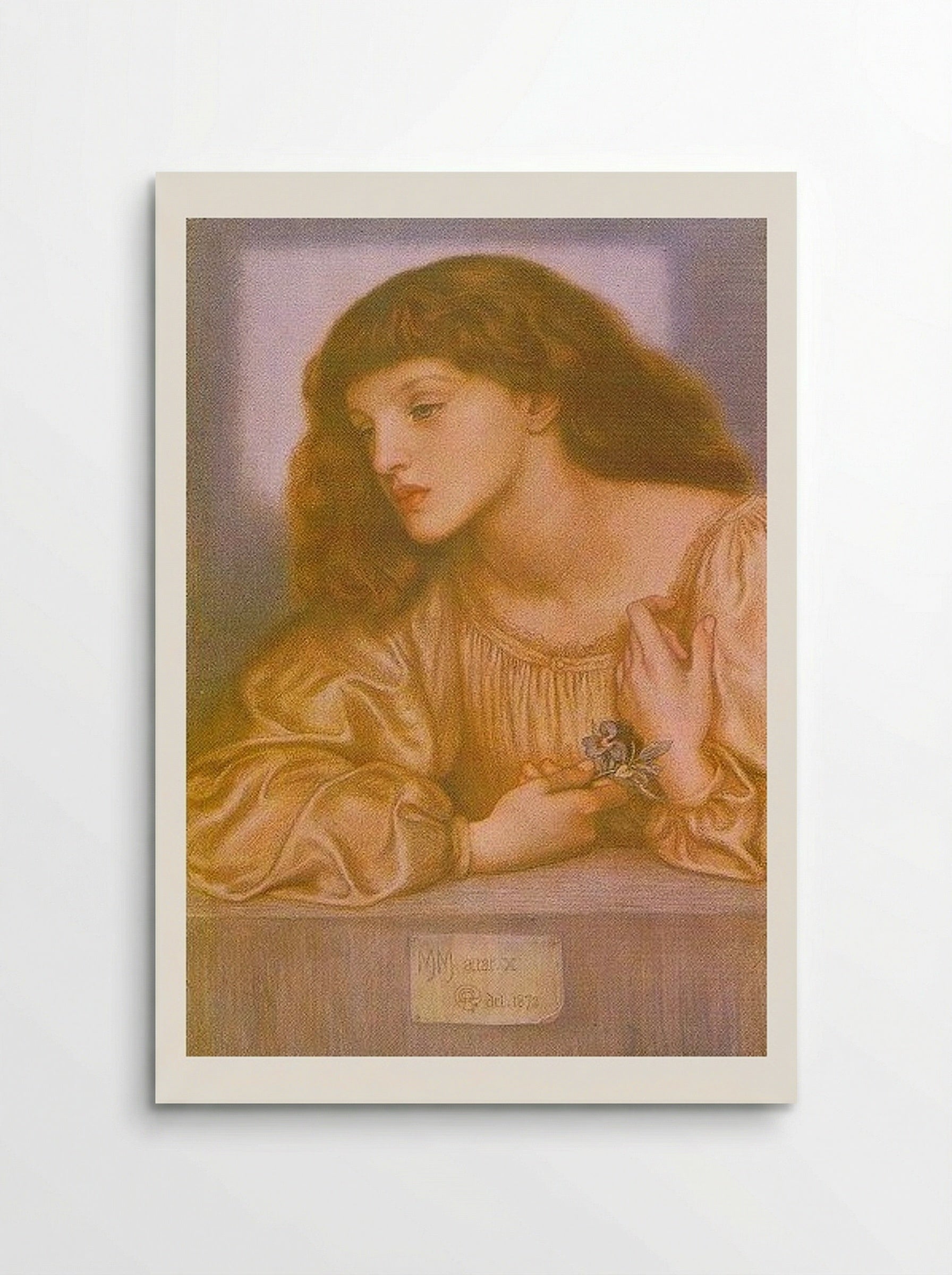 May Morris - Dante Gabriel Rossetti - Poster