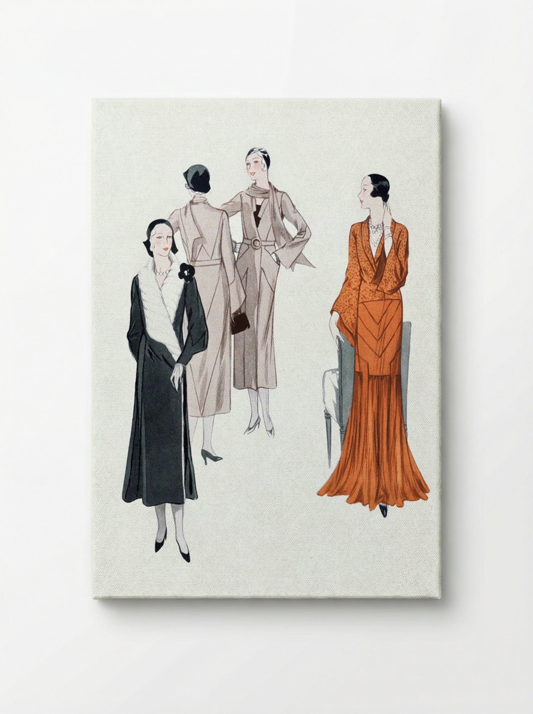 Dresses with Shawl Collars - Paul Brion - Canvas