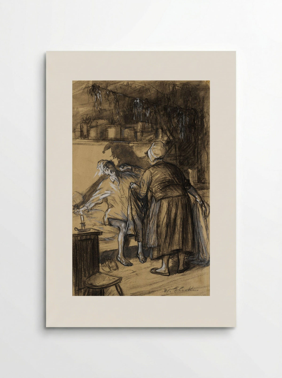 Here Are Your Trousers - William James Glackens - Poster