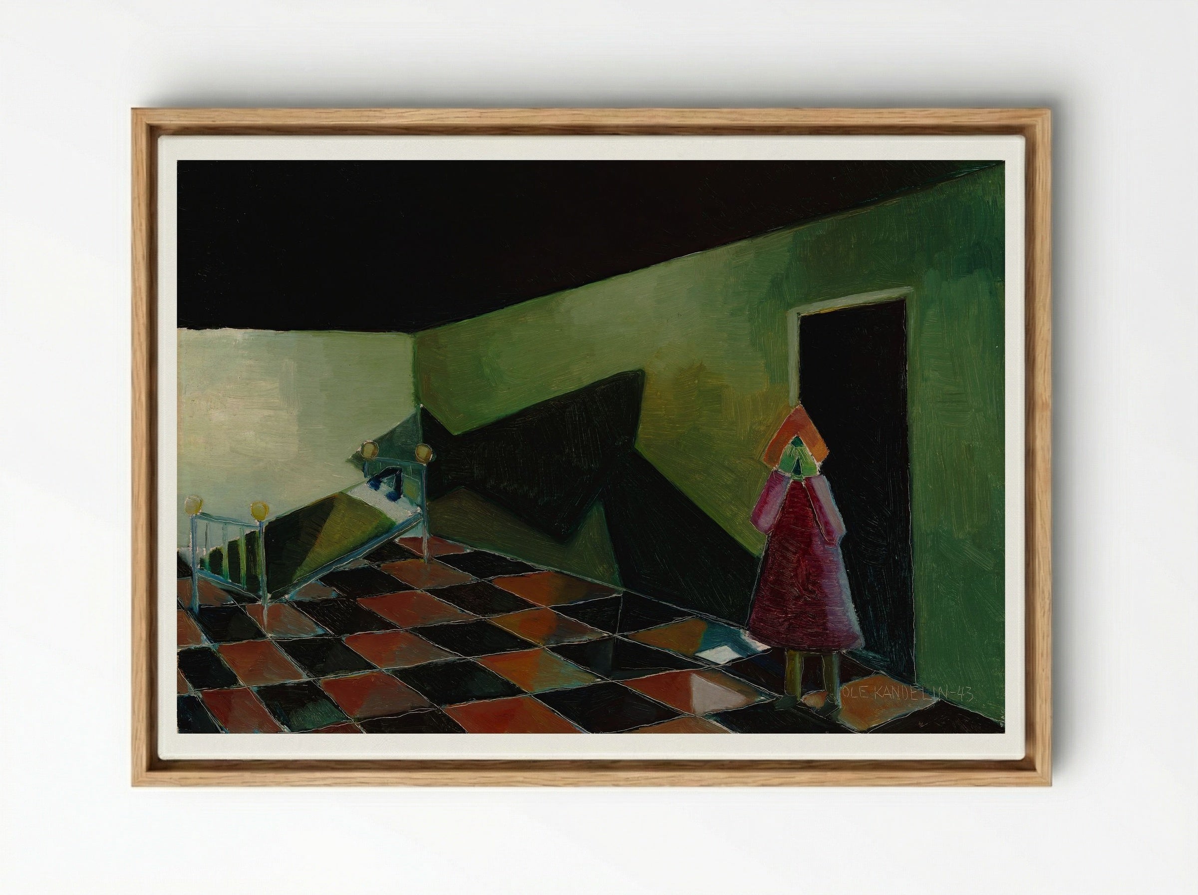Orphan - Ole Kandelin - Framed Canvas Wood