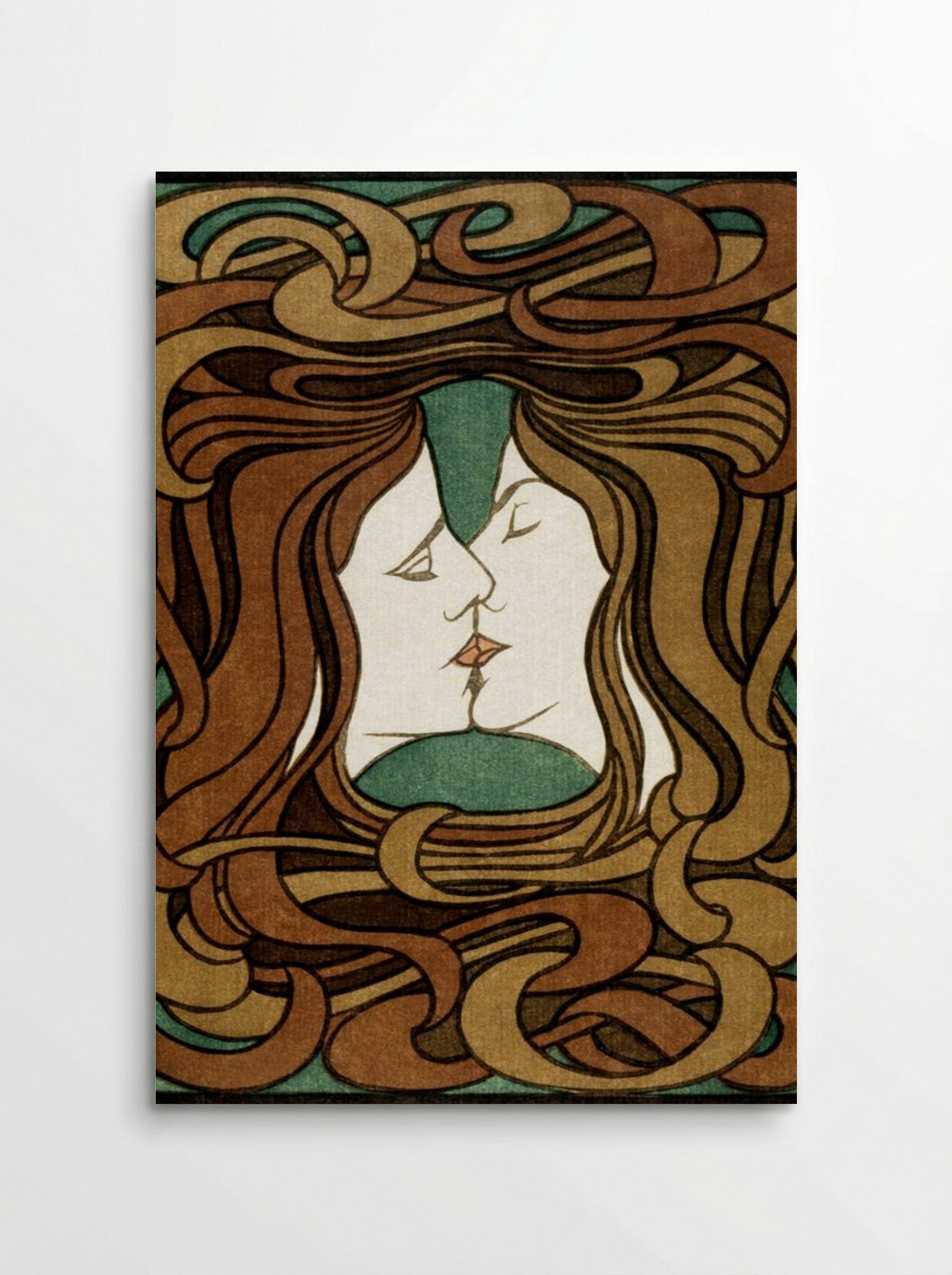 The Kiss - Peter Behrens - Poster