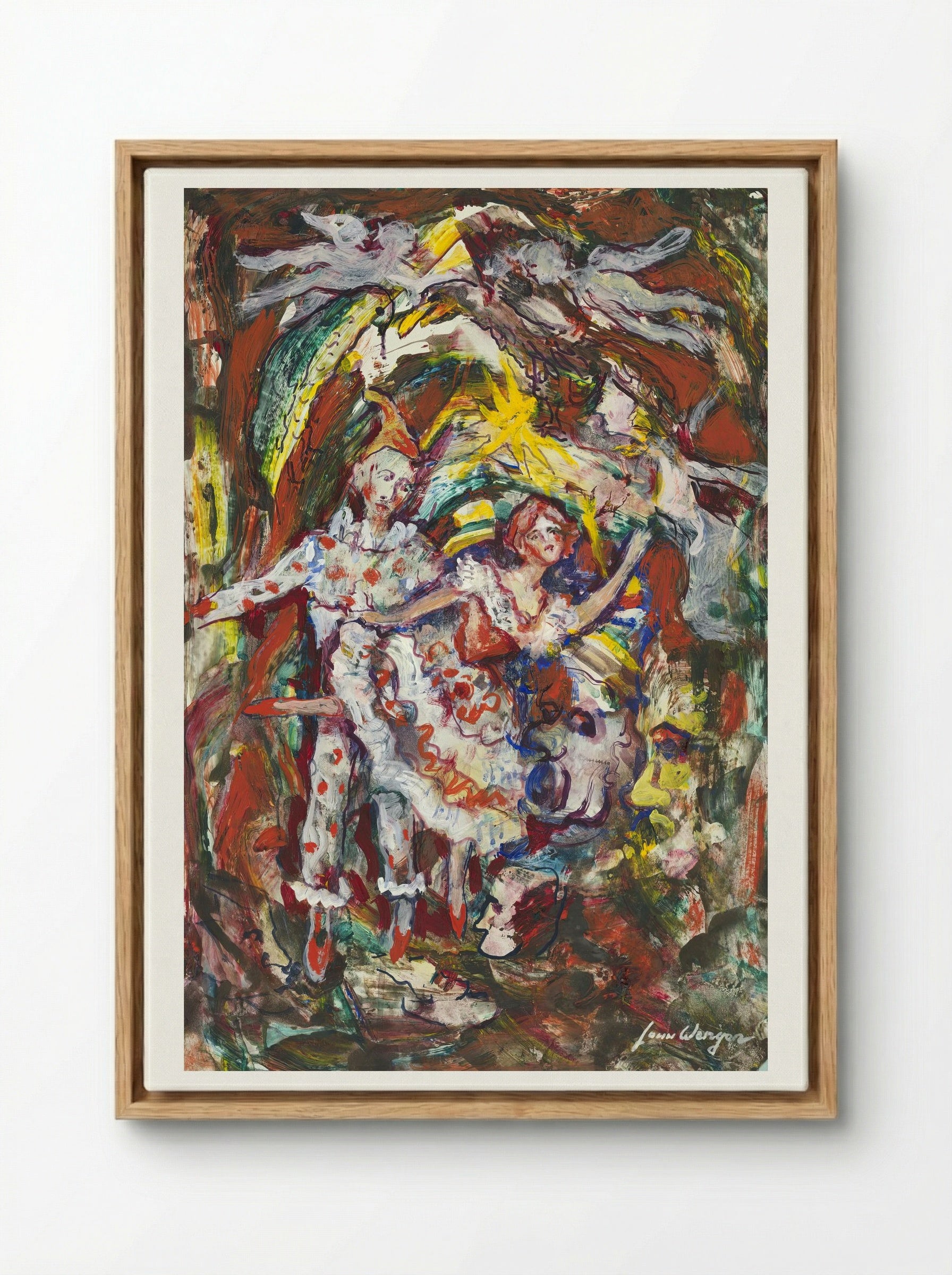 Sketch for Petrouchka by Stravinsky - Léon Wengier - Framed Canvas Wood