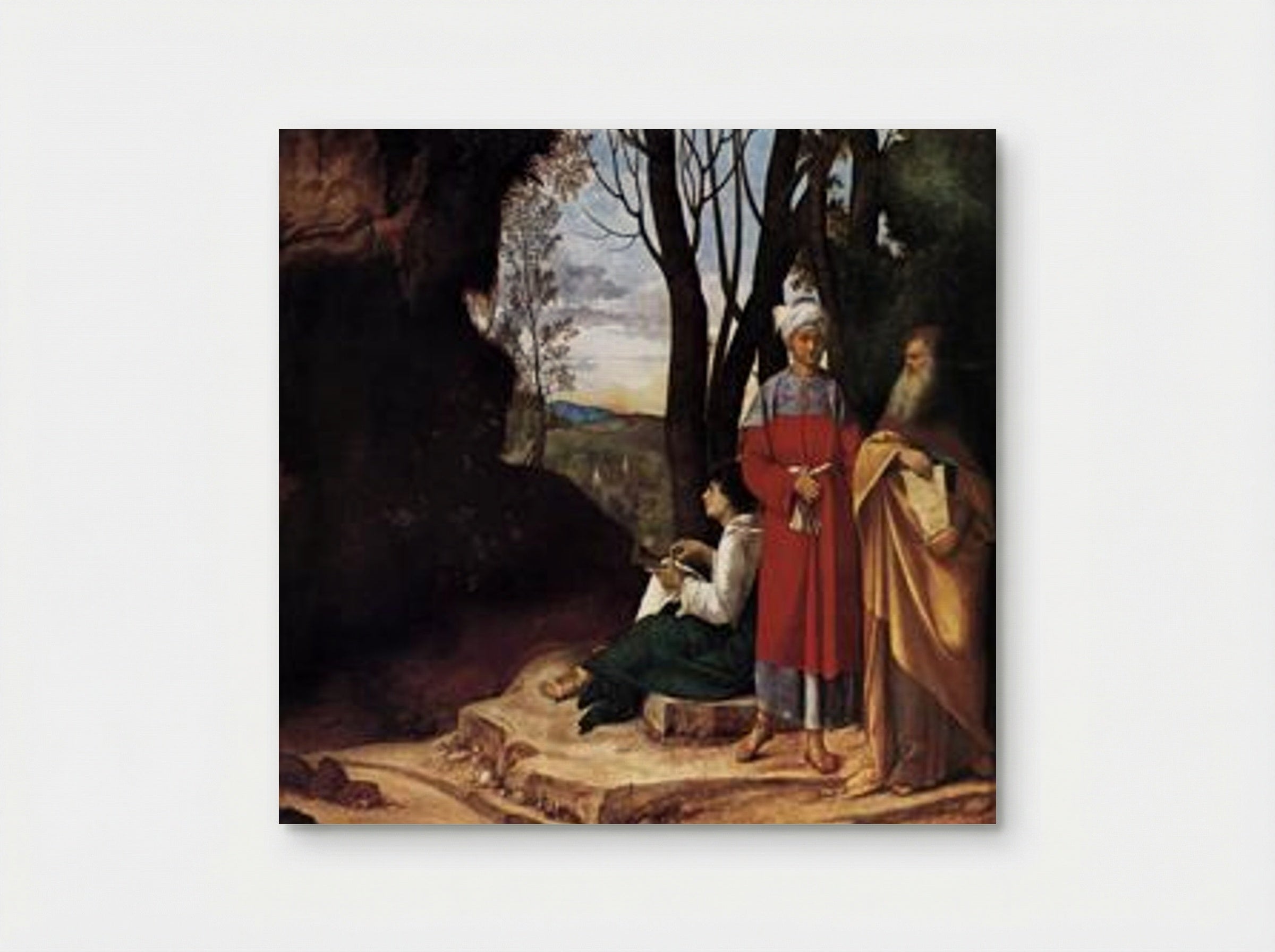 The Three Philosophers - Giorgione - Poster