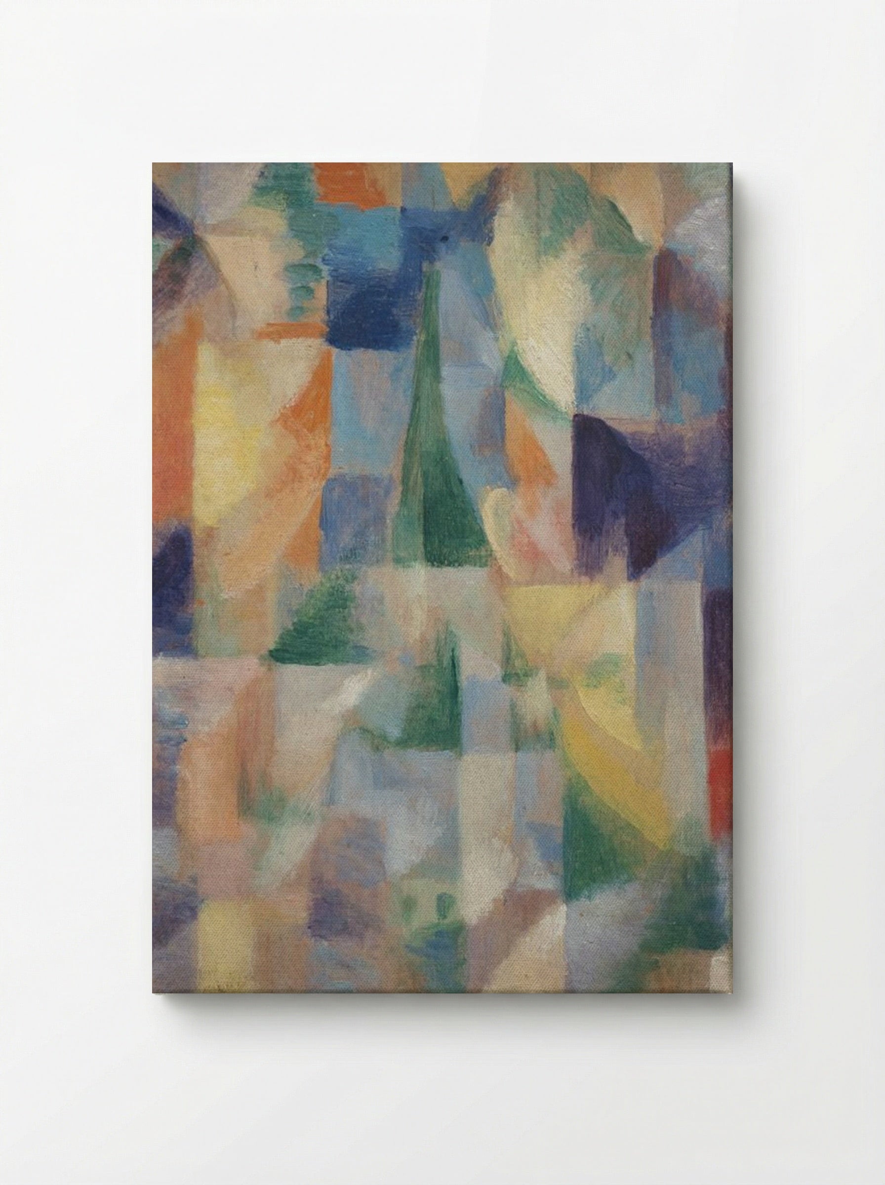 Untitled (Abstract Cityscape) - Fine Art Print - Canvas