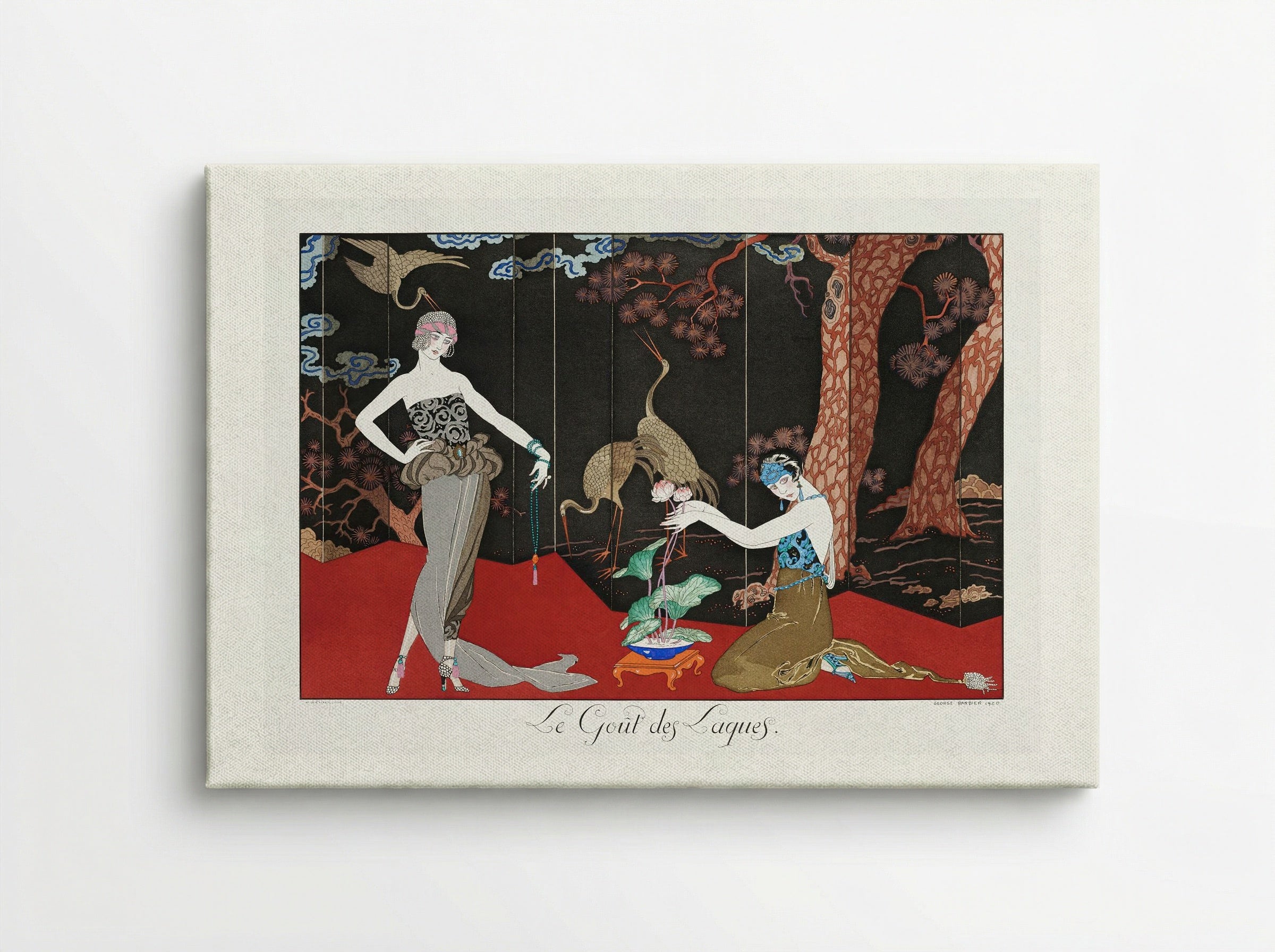 Le Goût des Laques - George Barbier - Canvas