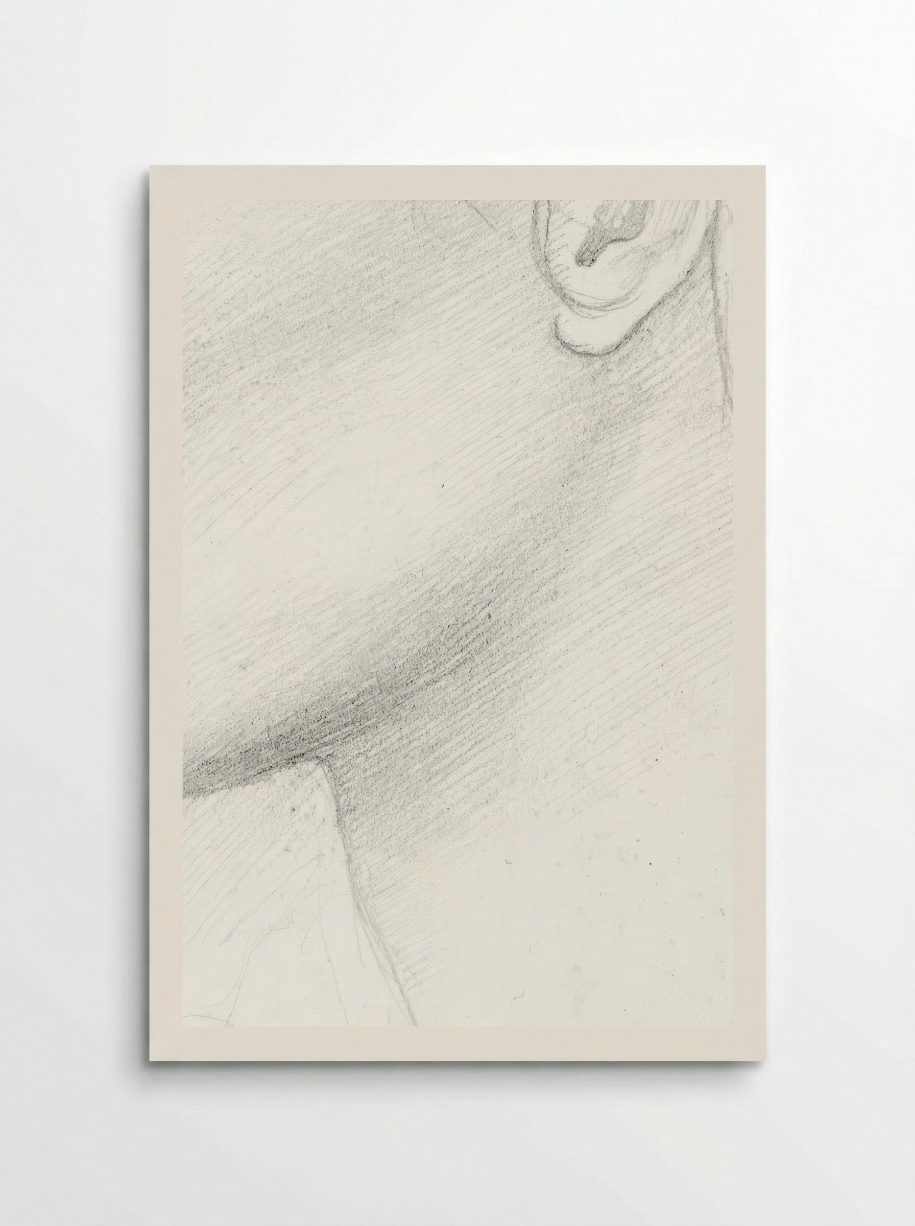 Head of Girl Facing Left - Edward Burne-Jones - Poster