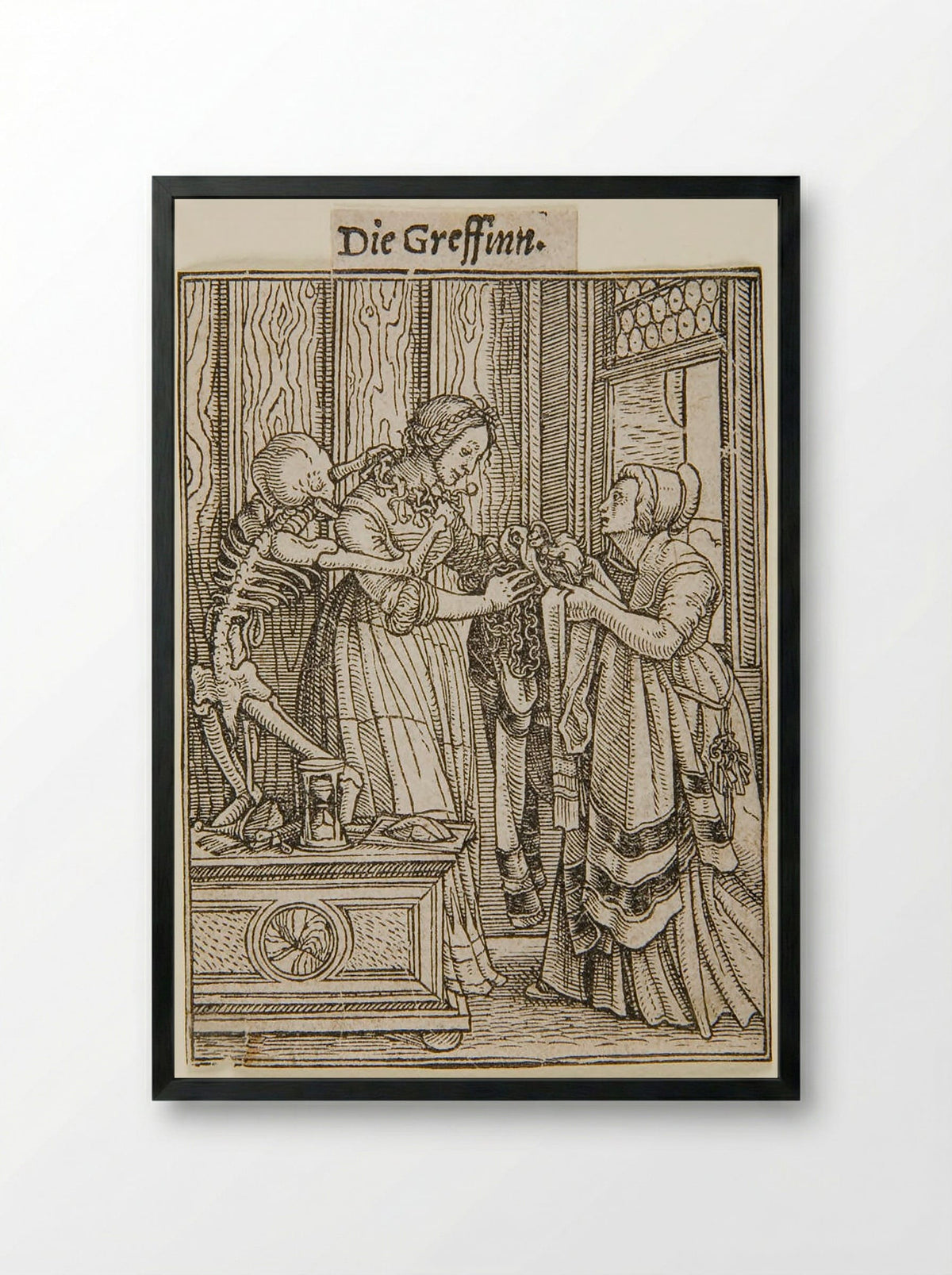 The Countess - Hans Holbein the Younger - Framed Print Black