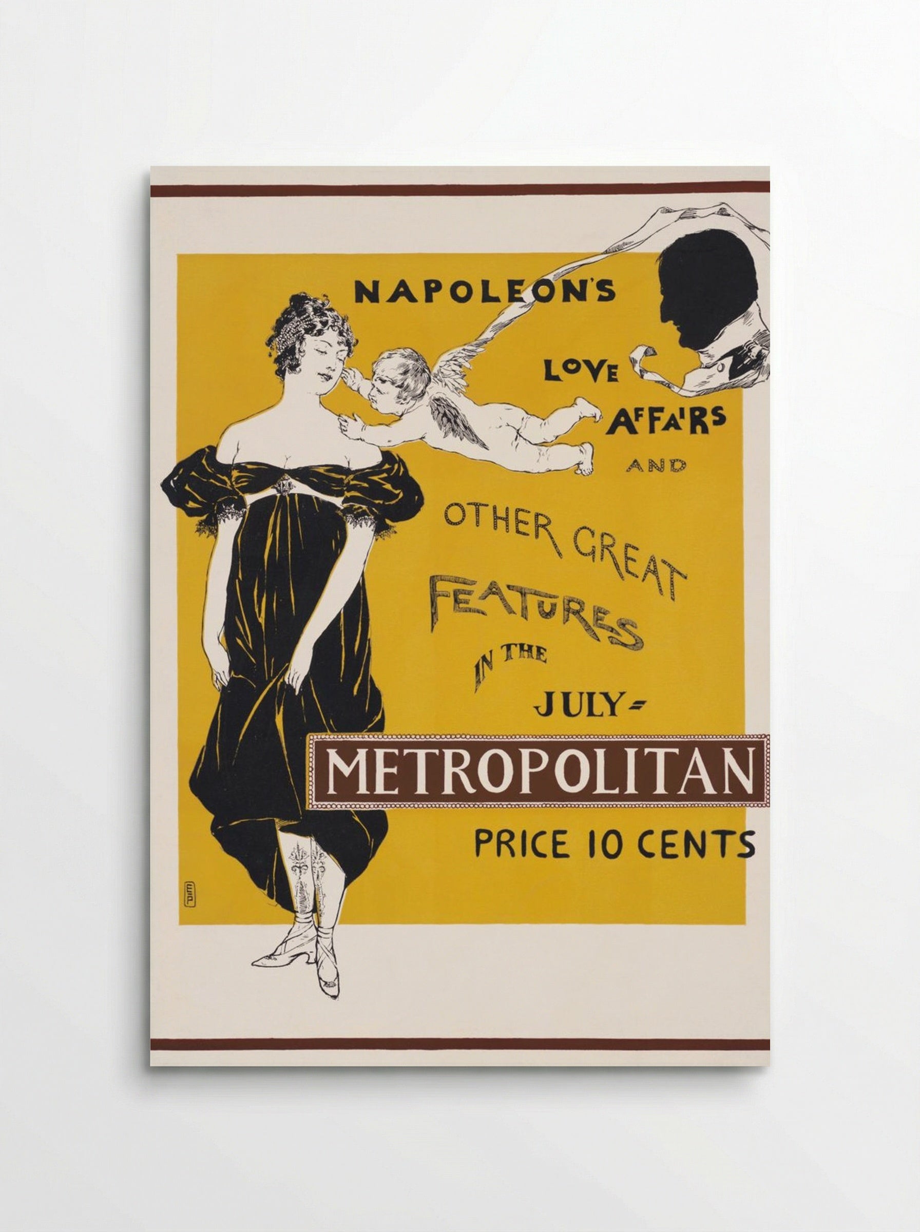 Napoleon's Love Affairs and Other Great Features in the July Metropolitan - Edward Penfield - Poster