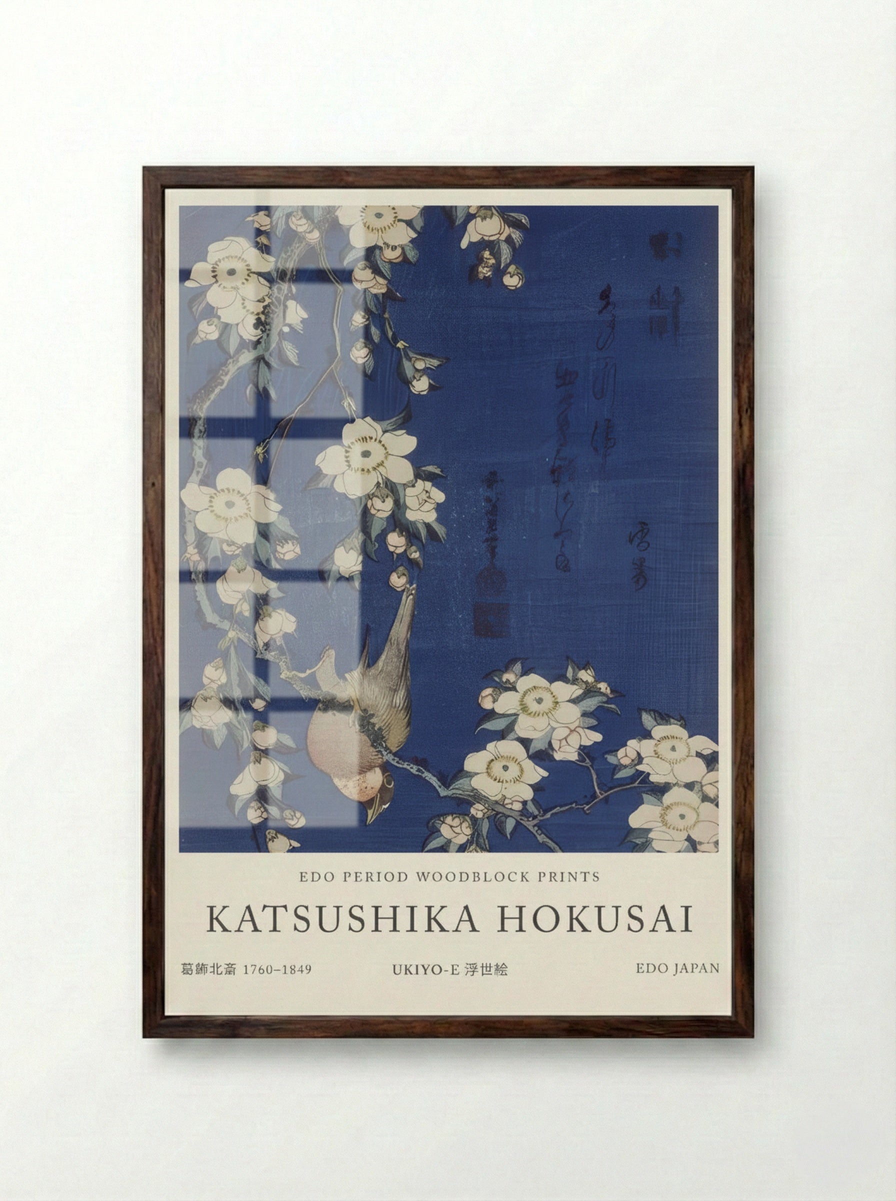 Bullfinch and Weeping Cherry Blossoms – Fine Art Print