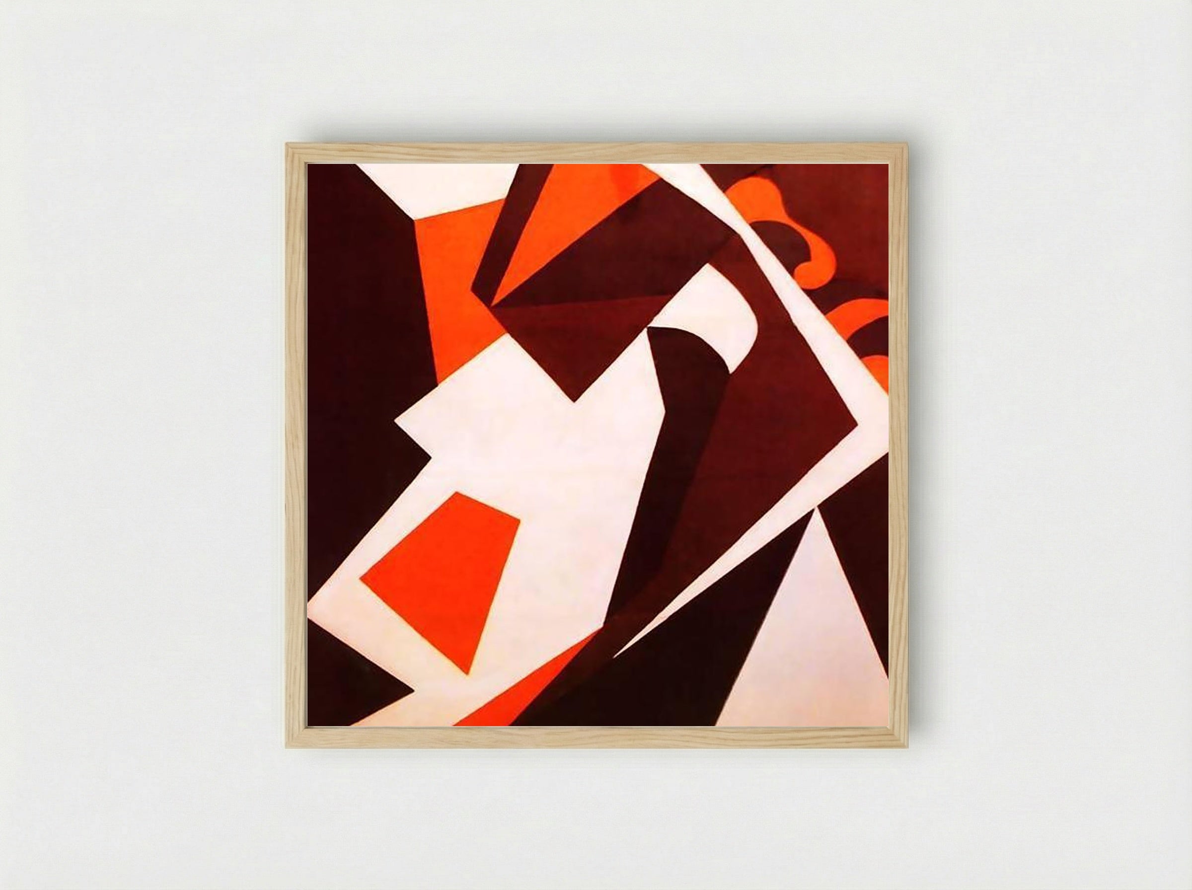 Geometric Forms - Jean Arp - Framed Print Wood