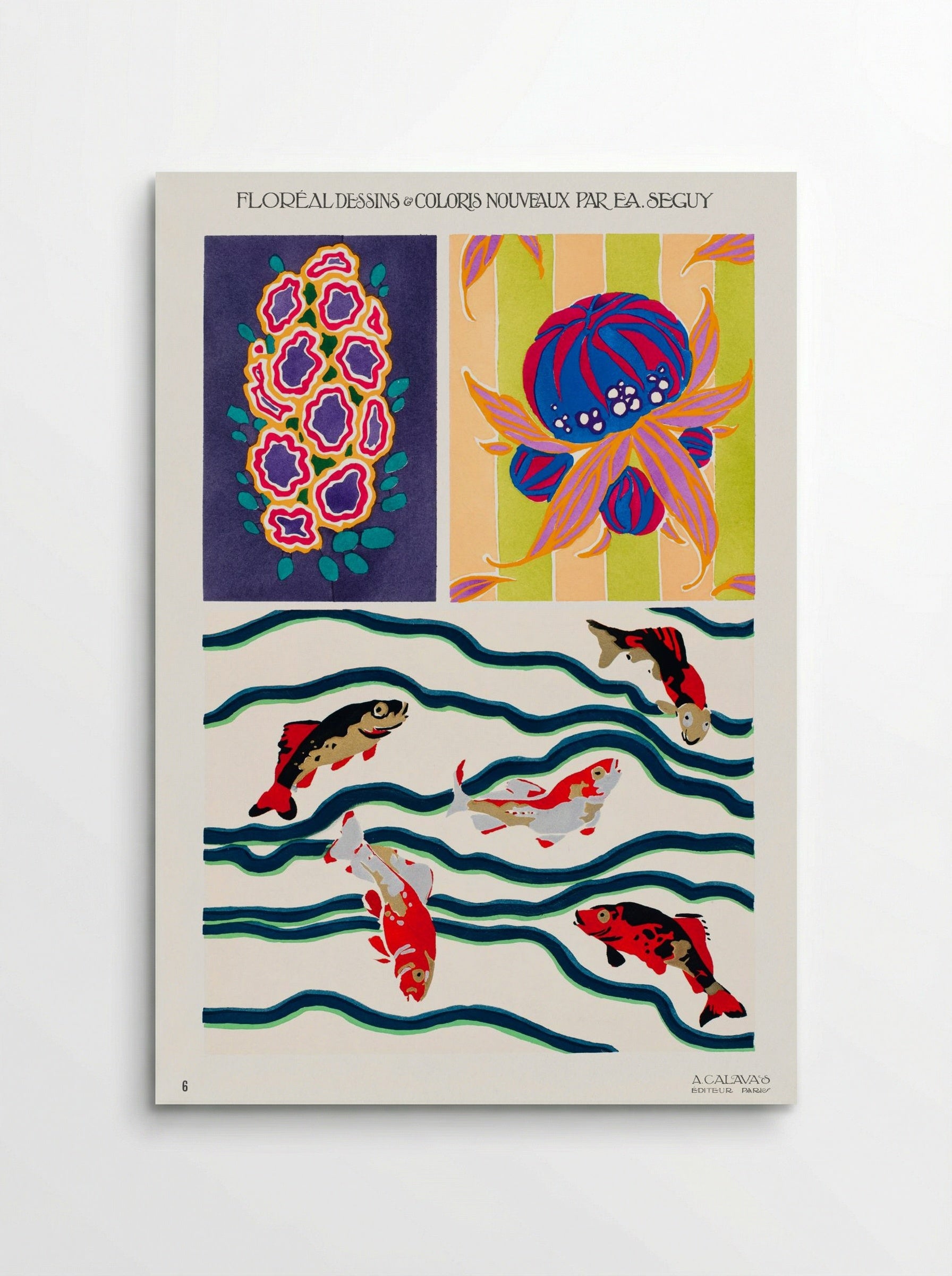 Floréal Dessins et Coloris Nouveaux - Émile-Allain Séguy - Poster