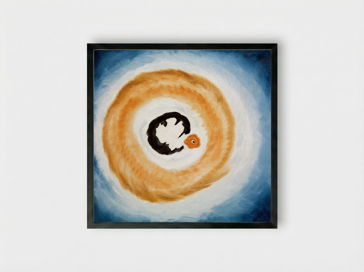 Dawn II - Arthur Dove - Framed Print Black