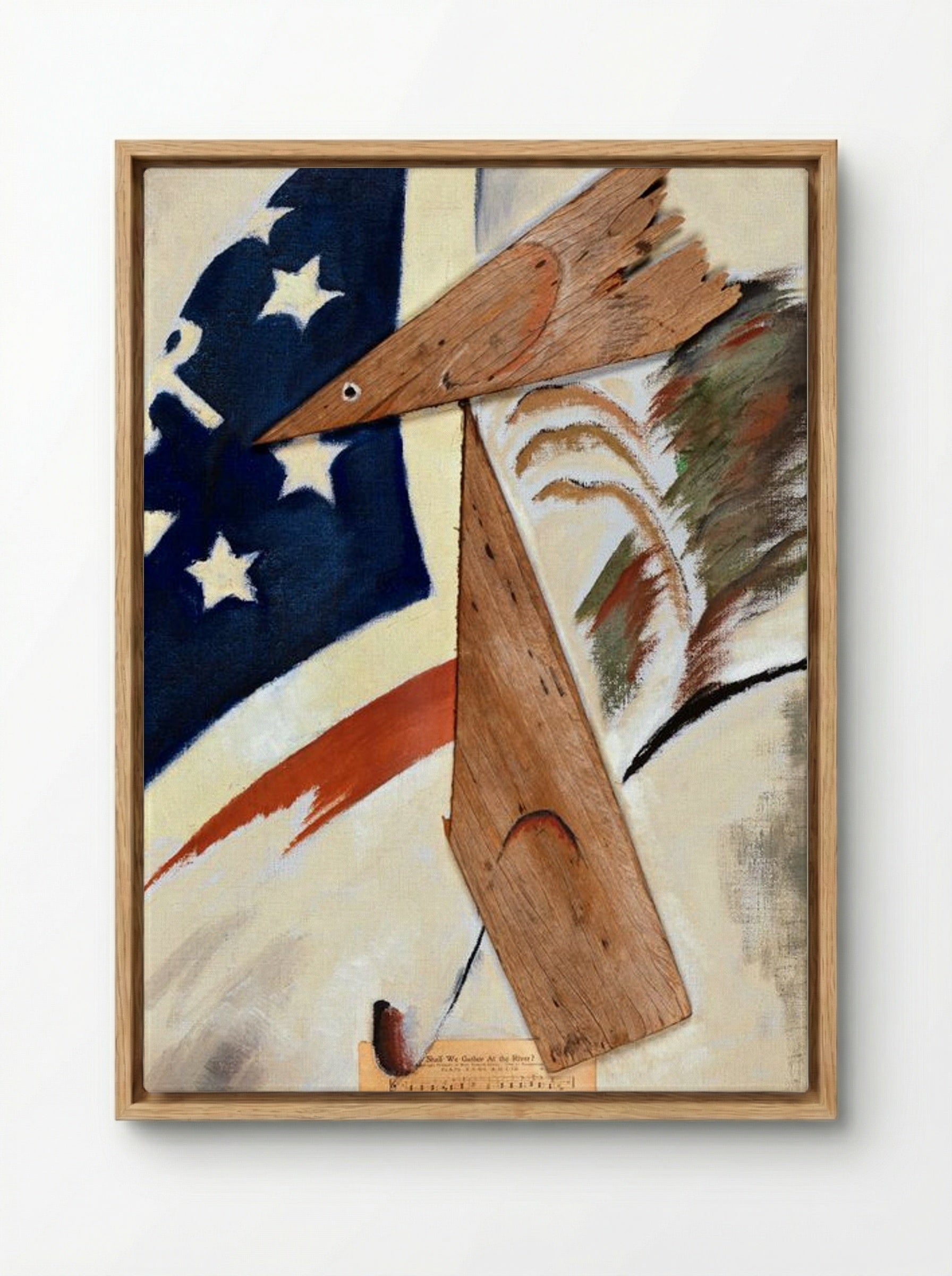 Portrait of Ralph Dusenberry - Arthur Dove - Framed Canvas Wood